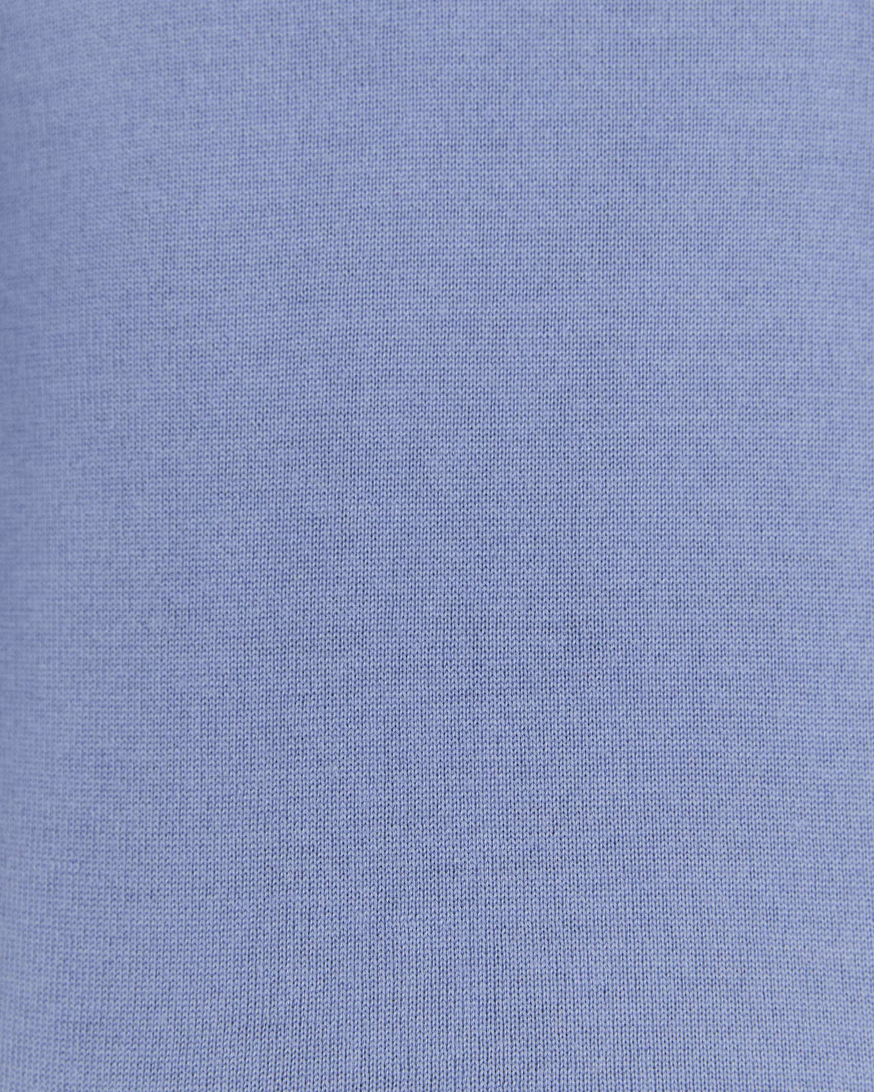 Merino V Neck Knit in SLATE BLUE