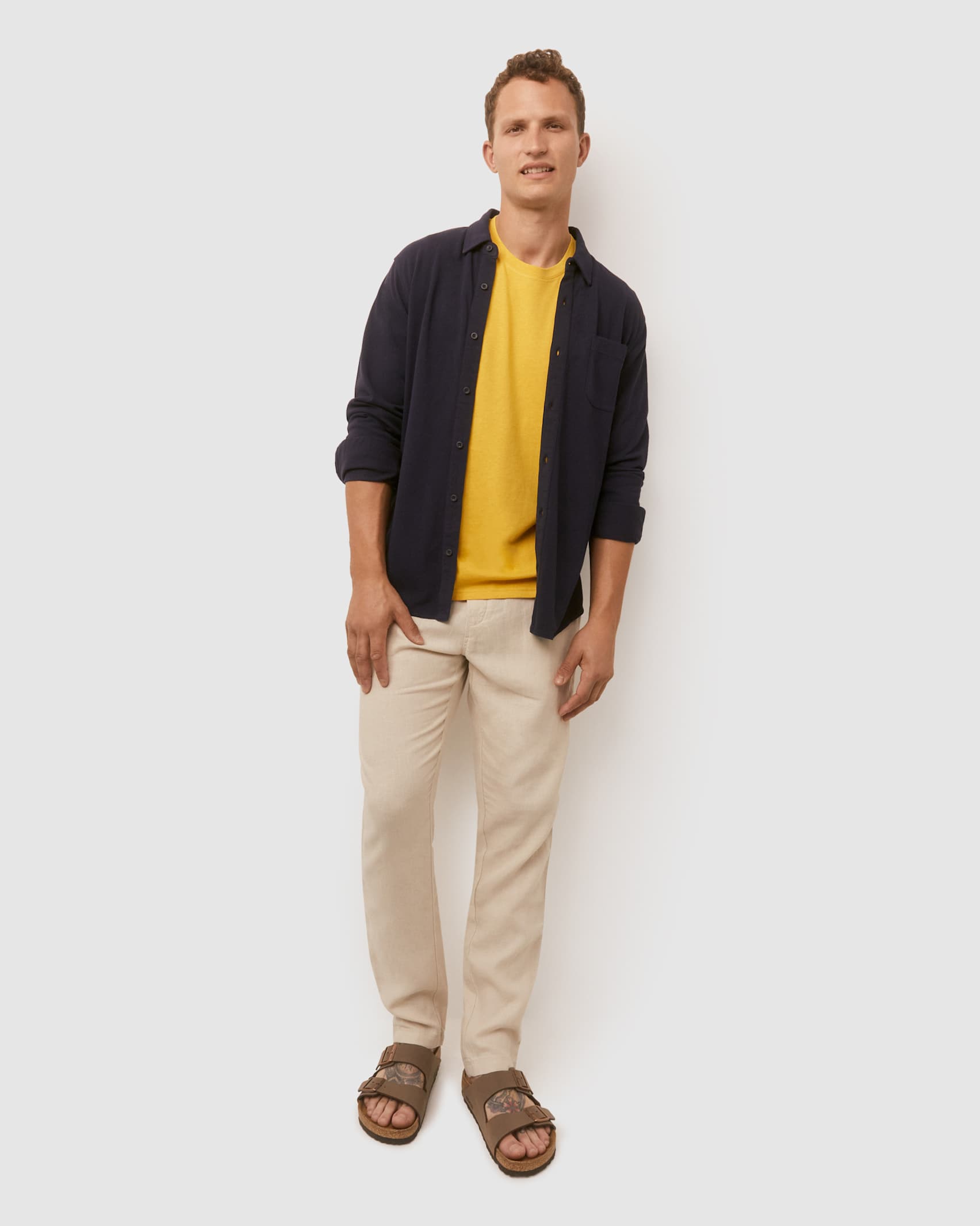 Pique Shirt in NAVY