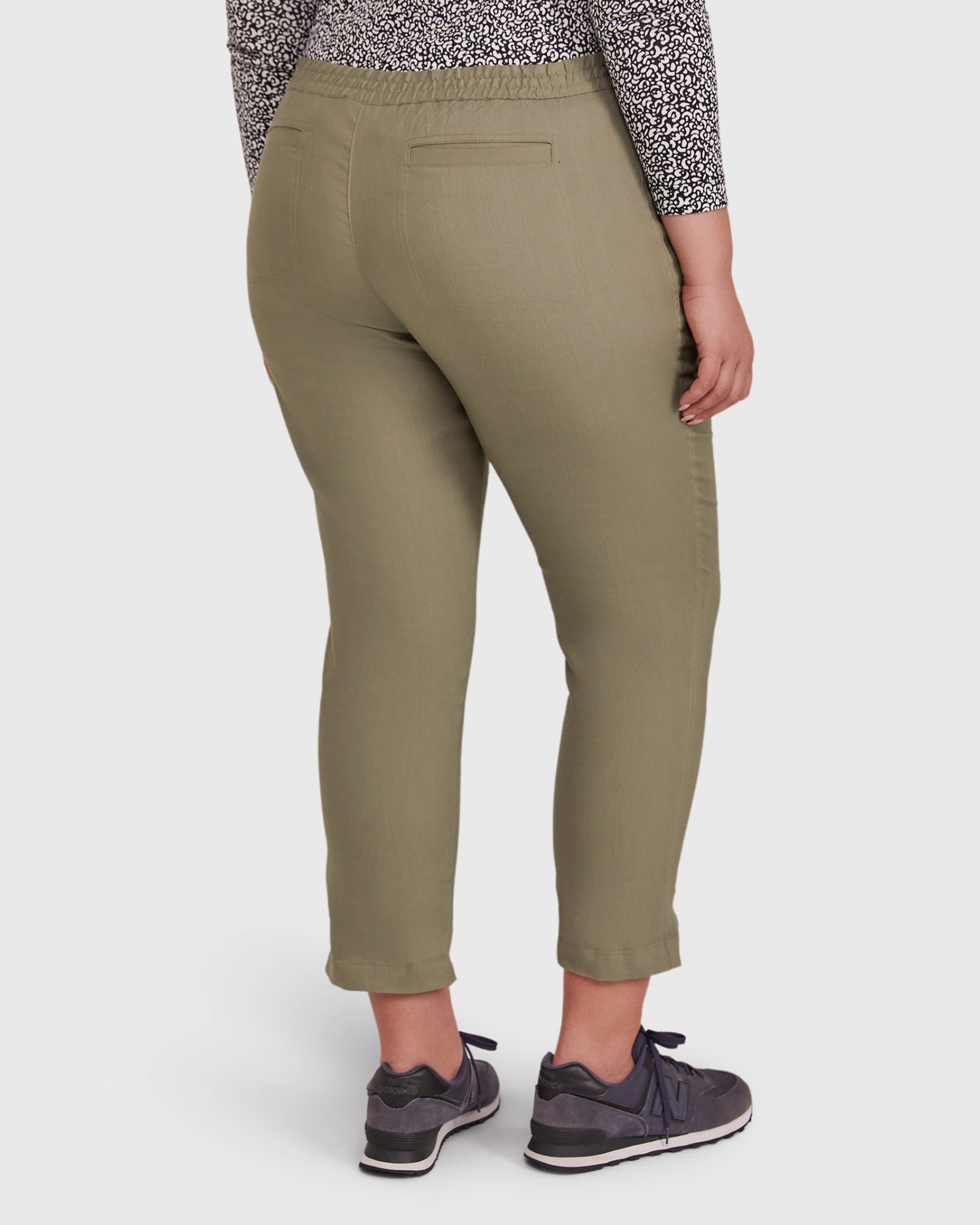 Rosa Linen Pant in KHAKI