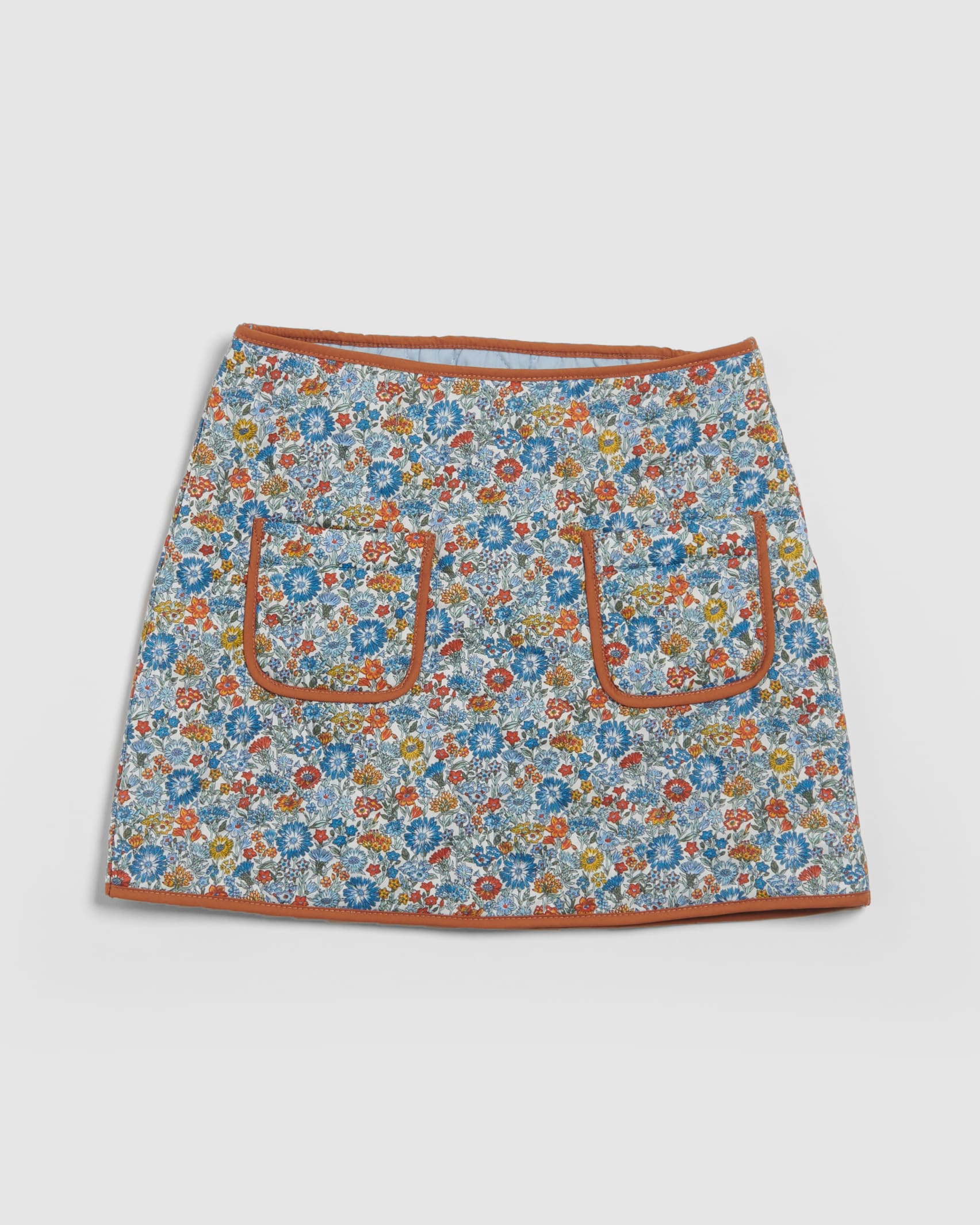 May Liberty Quilted Skirt in MULTI