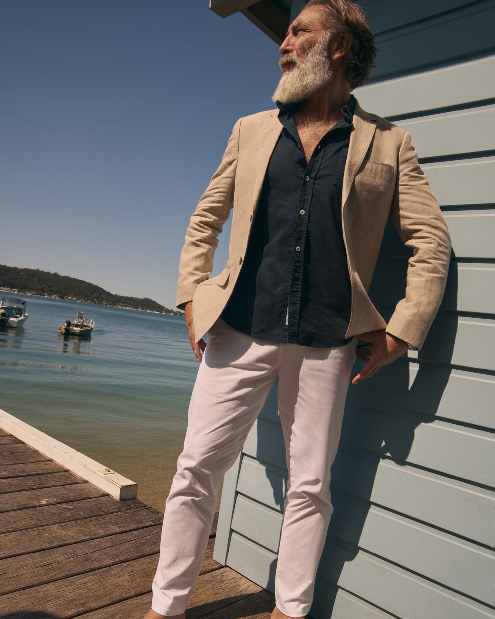 Smith Chino Tapered in WHITE