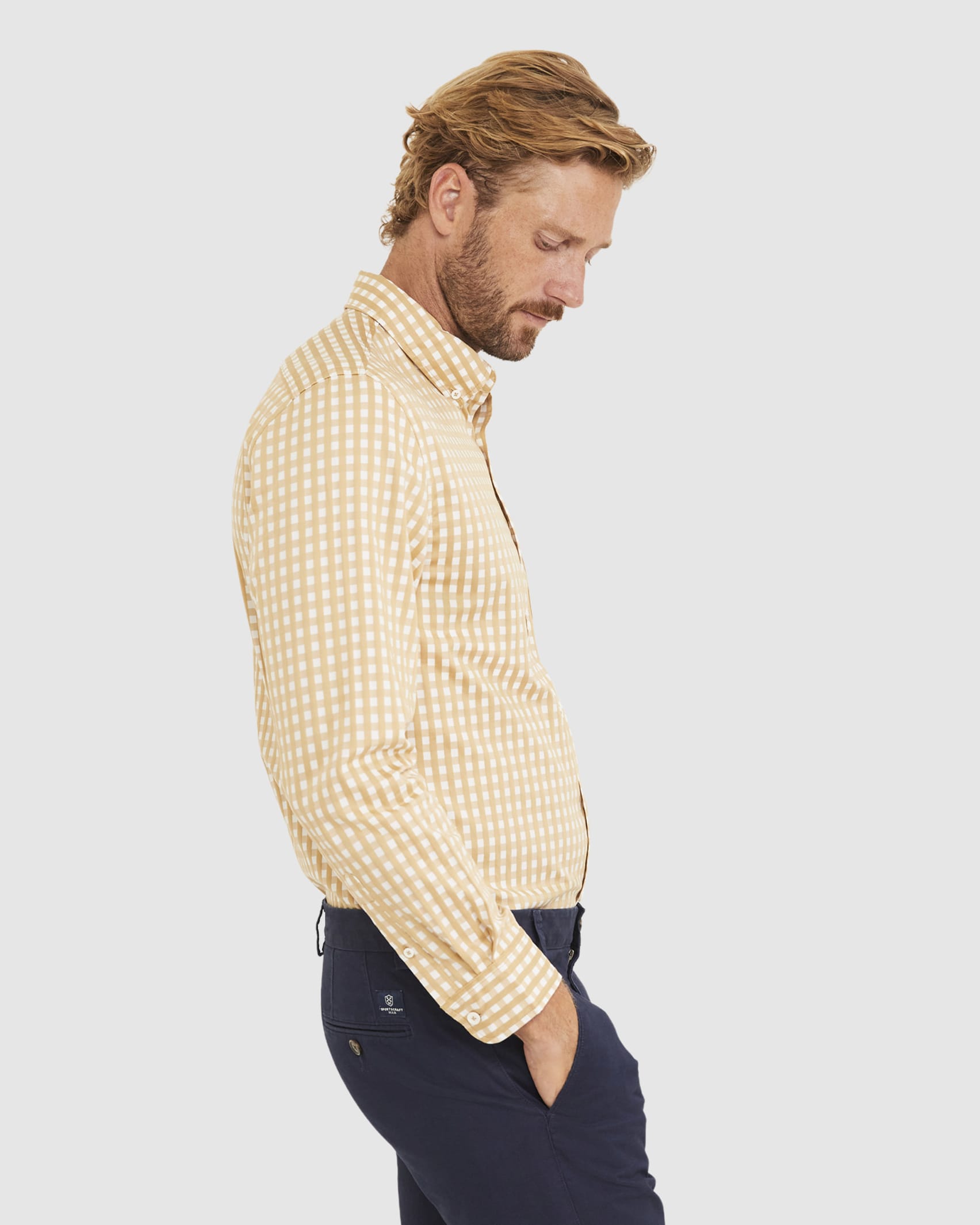 Newcombe Tapered Shirt in LATTE