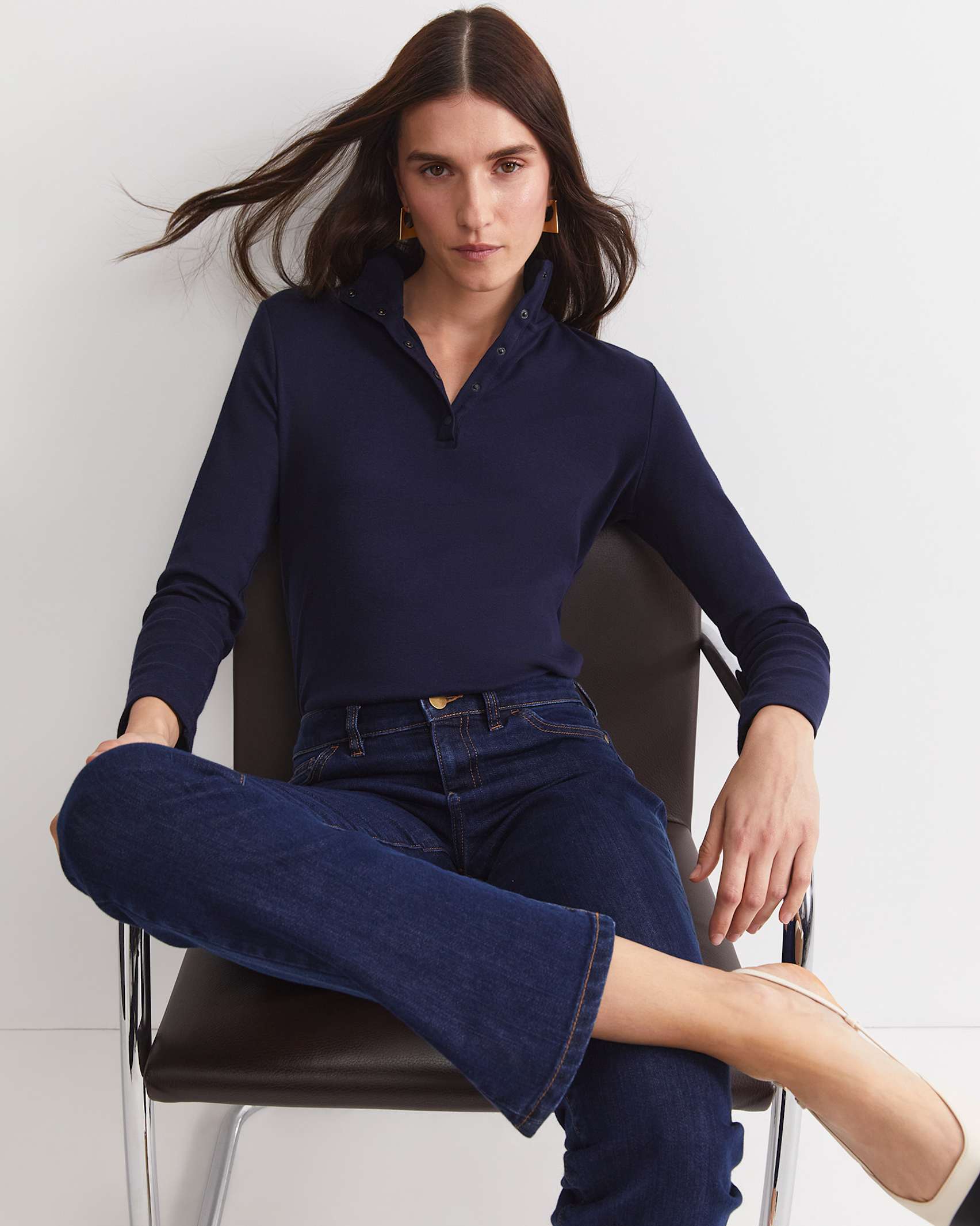 Simone Straight Jean in INDIGO