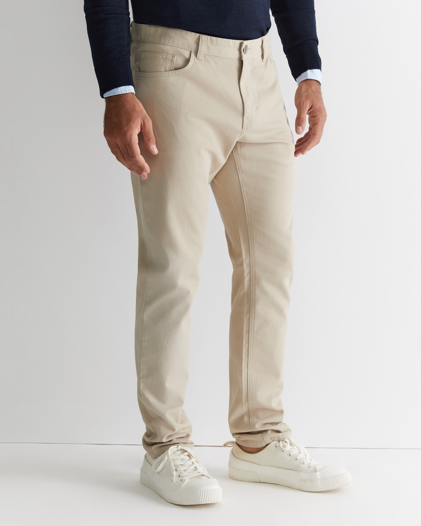 Tapered Bedford Jean in SAND