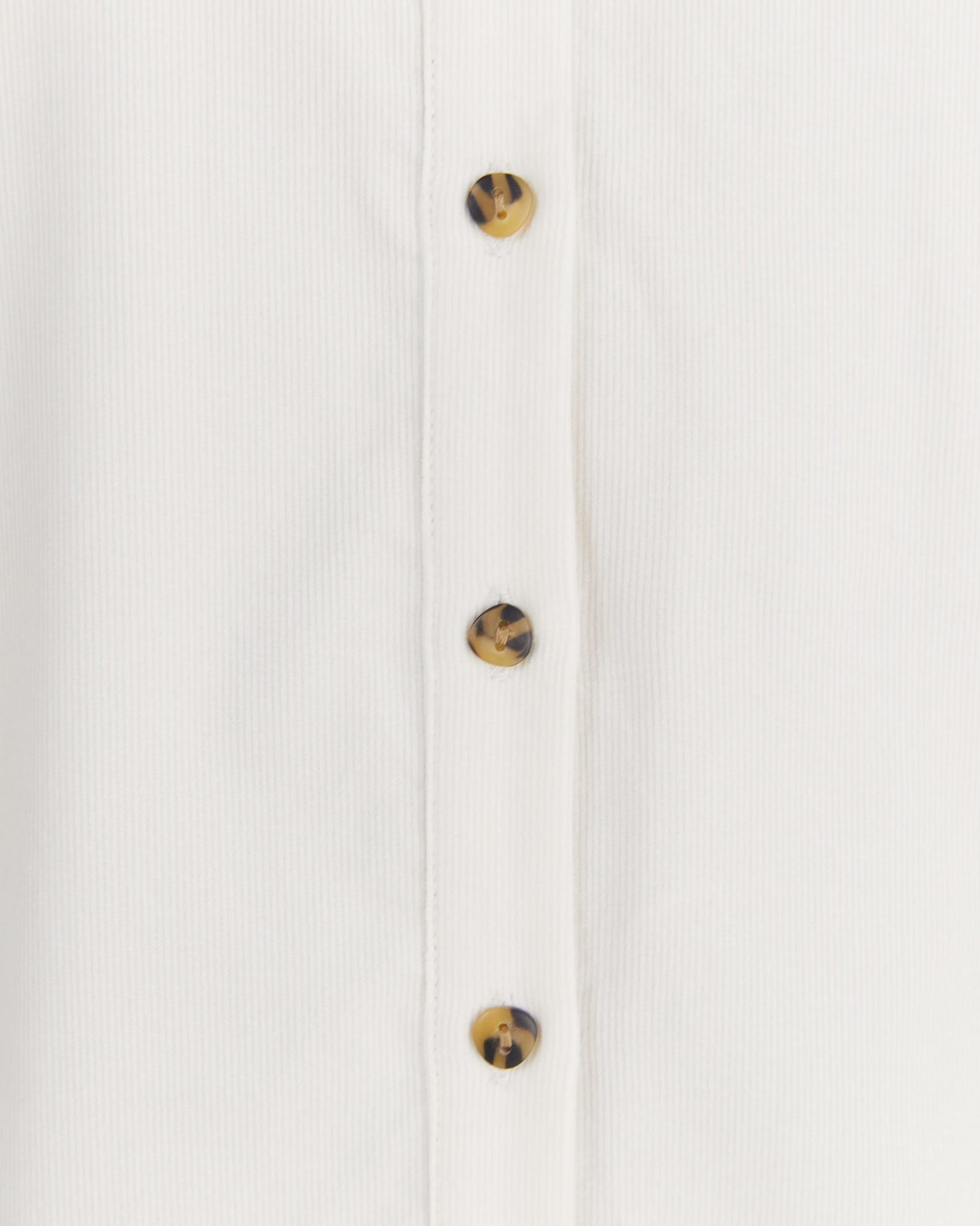 Vita Frill Cord Shirt in WINTER WHITE