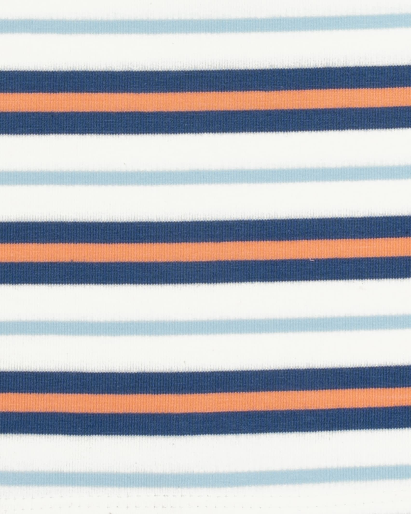 Alby Stripe Cotton Baby Tee in BLUE MULTI