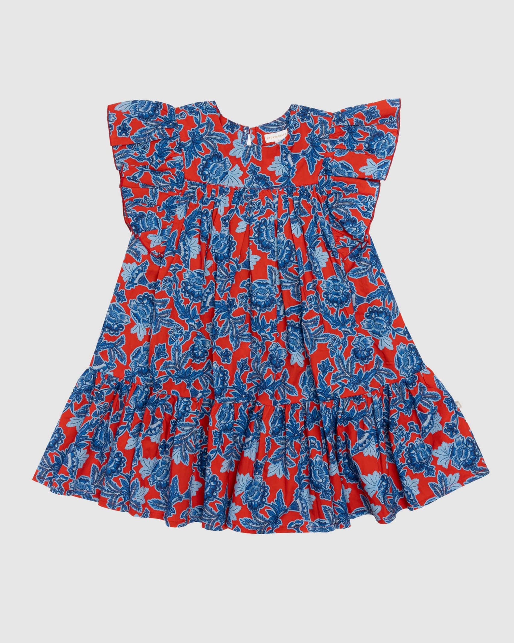 Jo Printed Frill Dress | Sportscraft