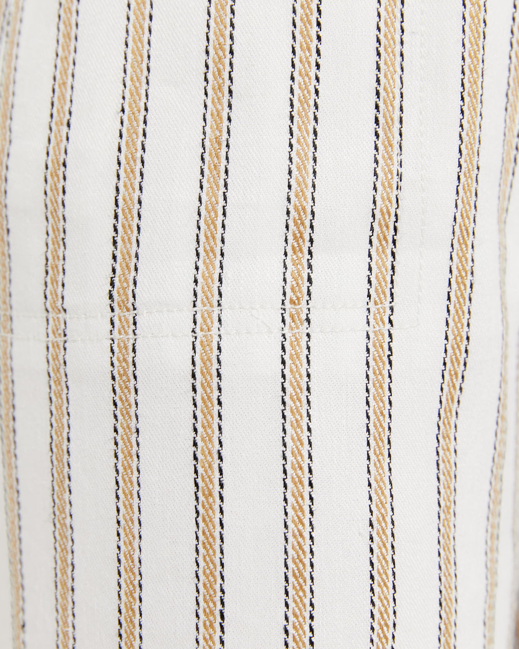 Rosa Stripe Linen Short in MULTI WHITE