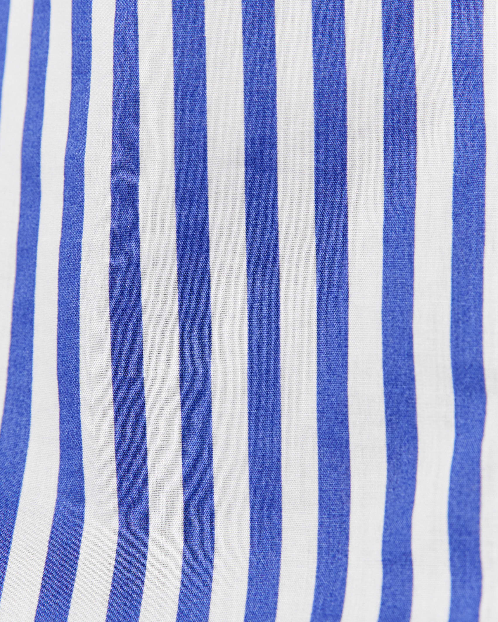 Stripe Lily Voile Shirt in BLUE/WHITE