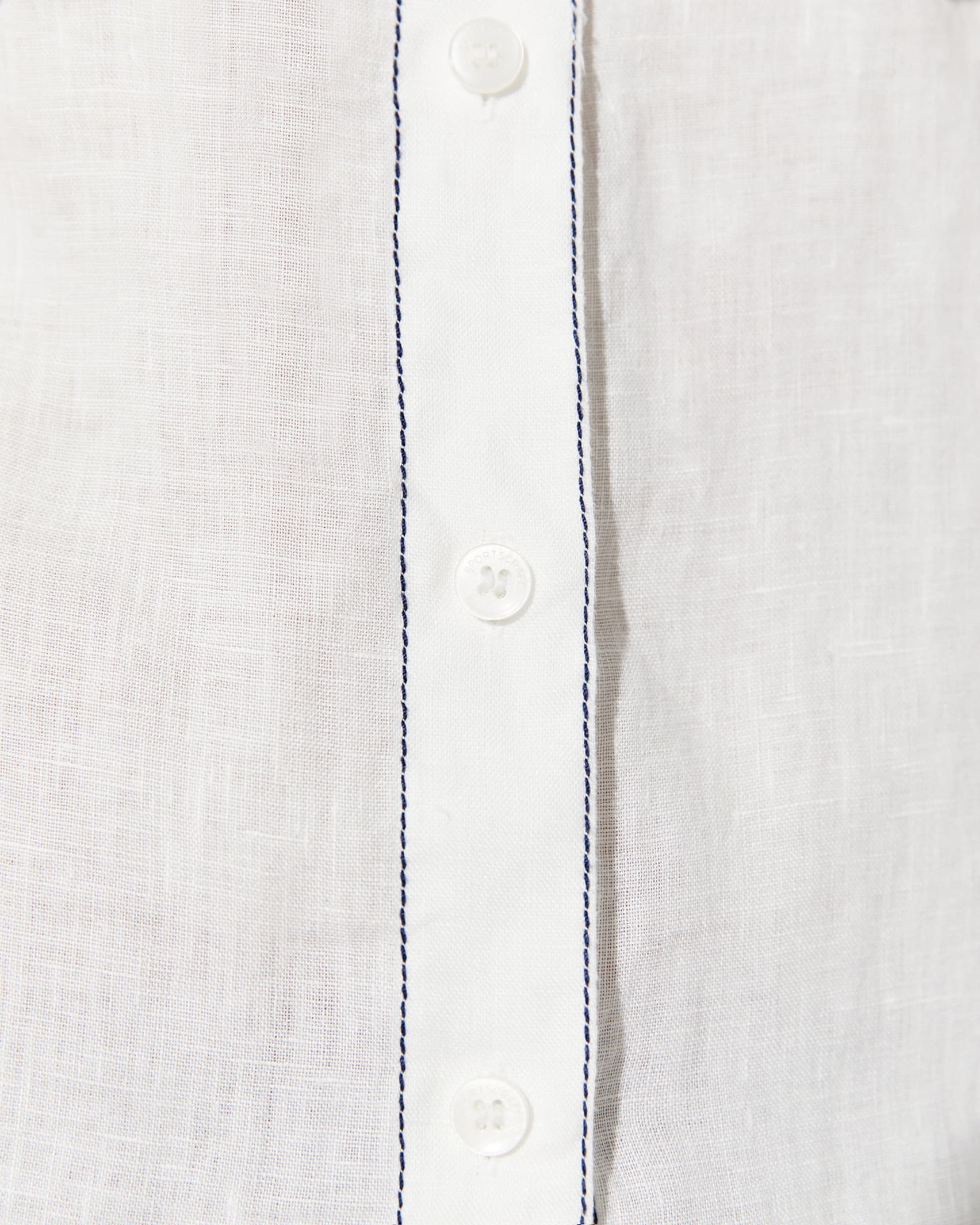 Deidre Linen Shirt in WHITE