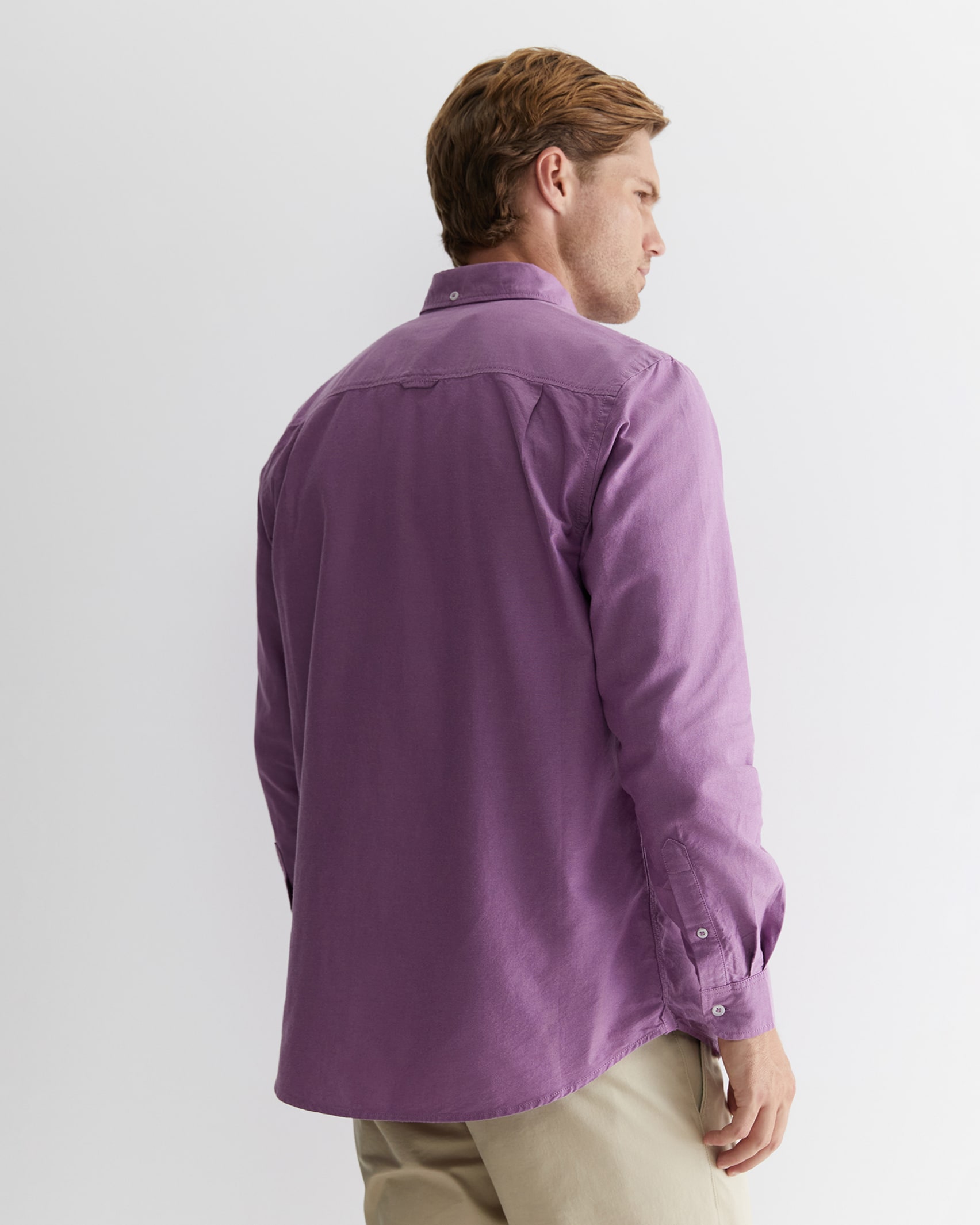 Oxford Long Sleeve Shirt in LILAC