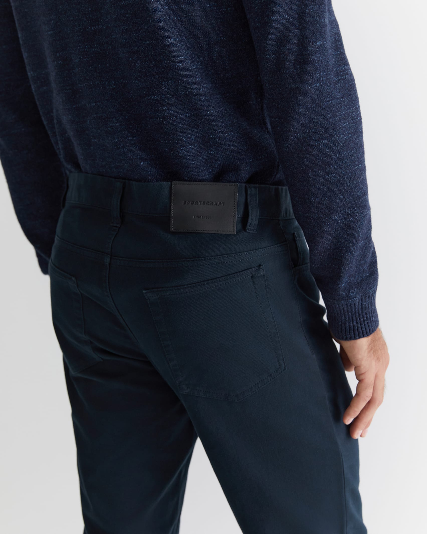 Tapered Bedford Jean in FRENCH NAVY