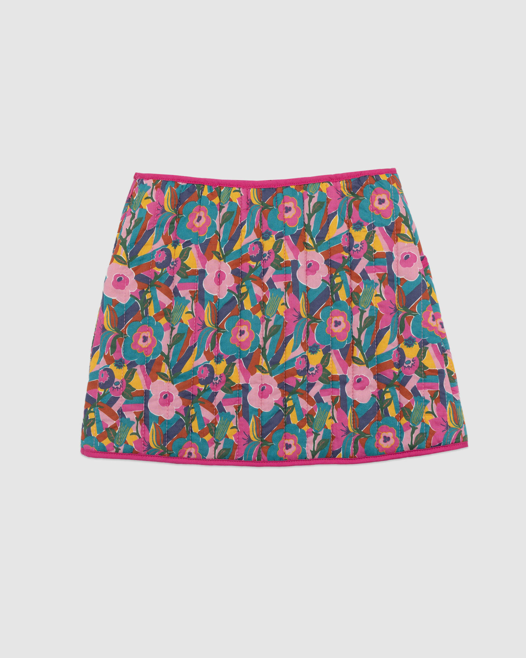 Ava Liberty Quilted Skirt in MULTI