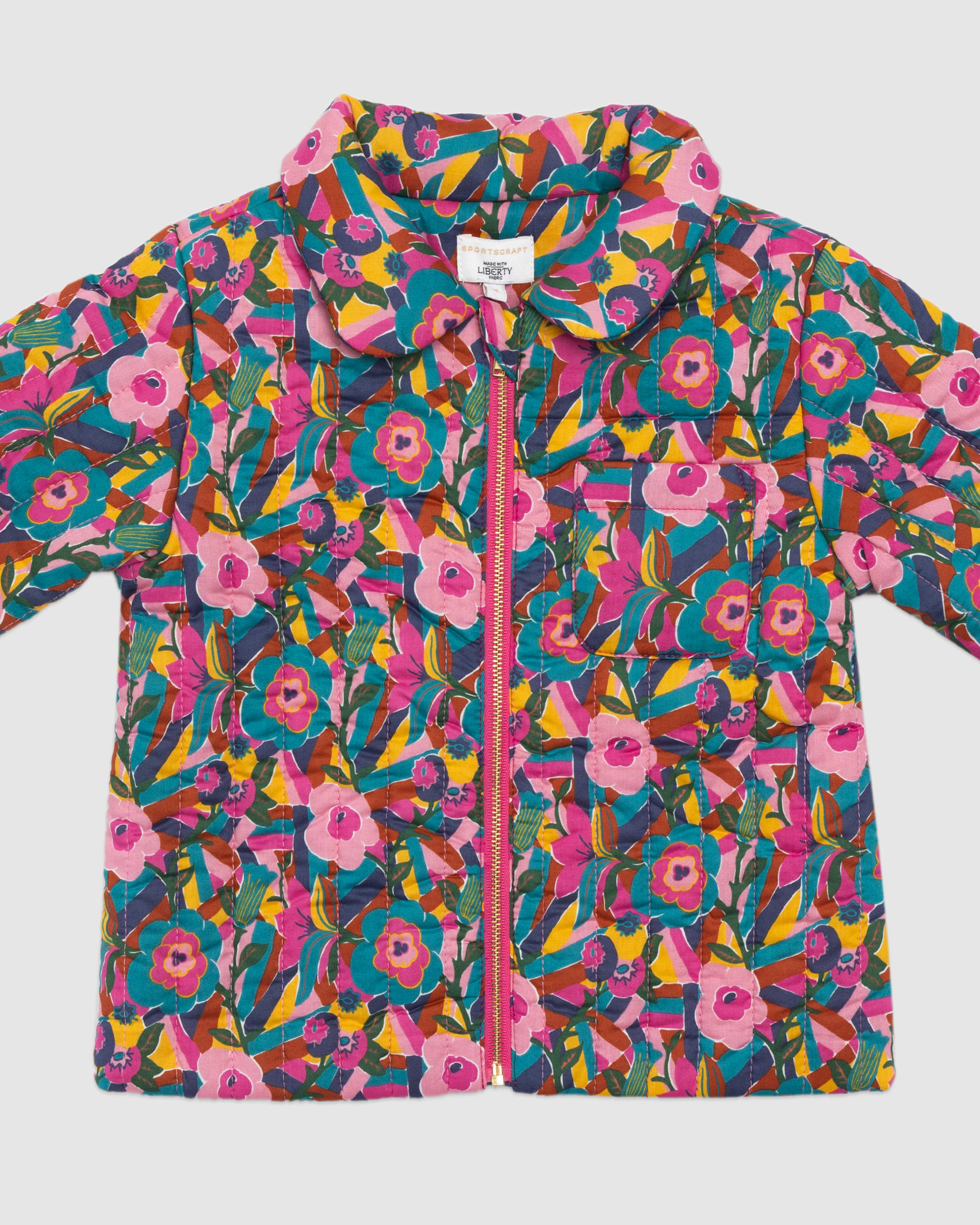 Ava Liberty Quilted Jacket in MULTI