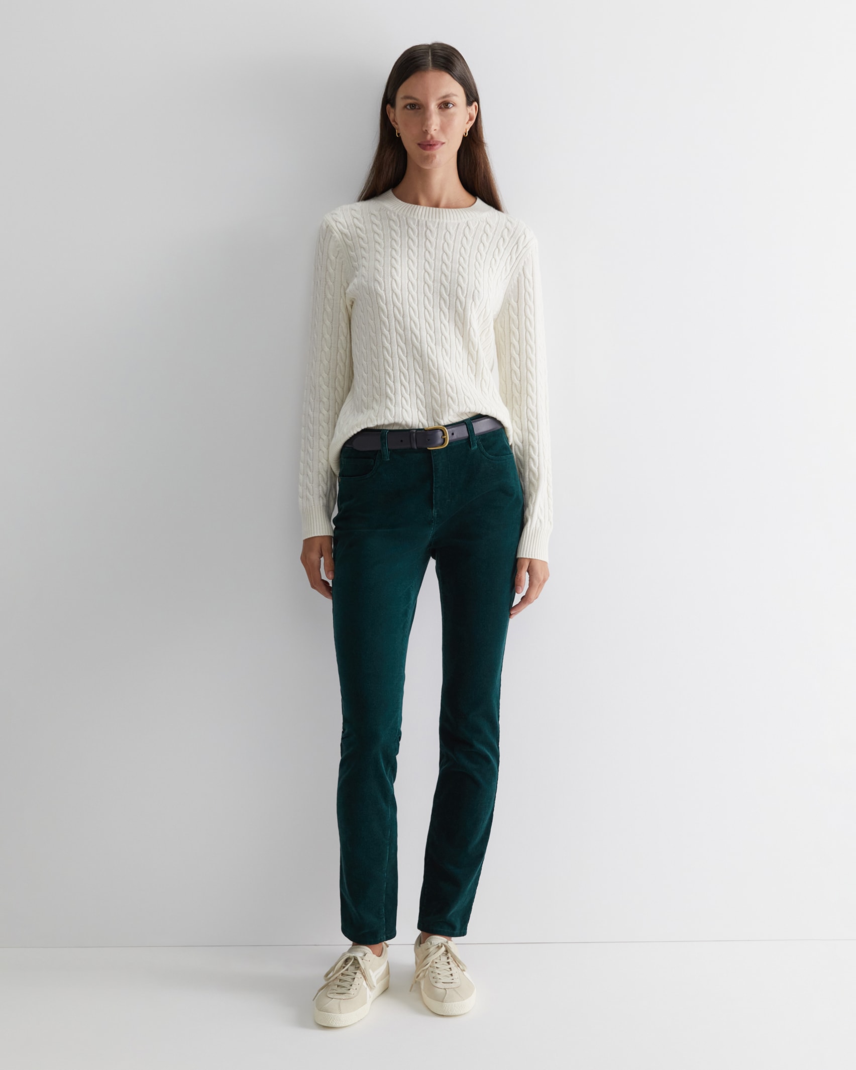 Cleo Cord Jean in PINE