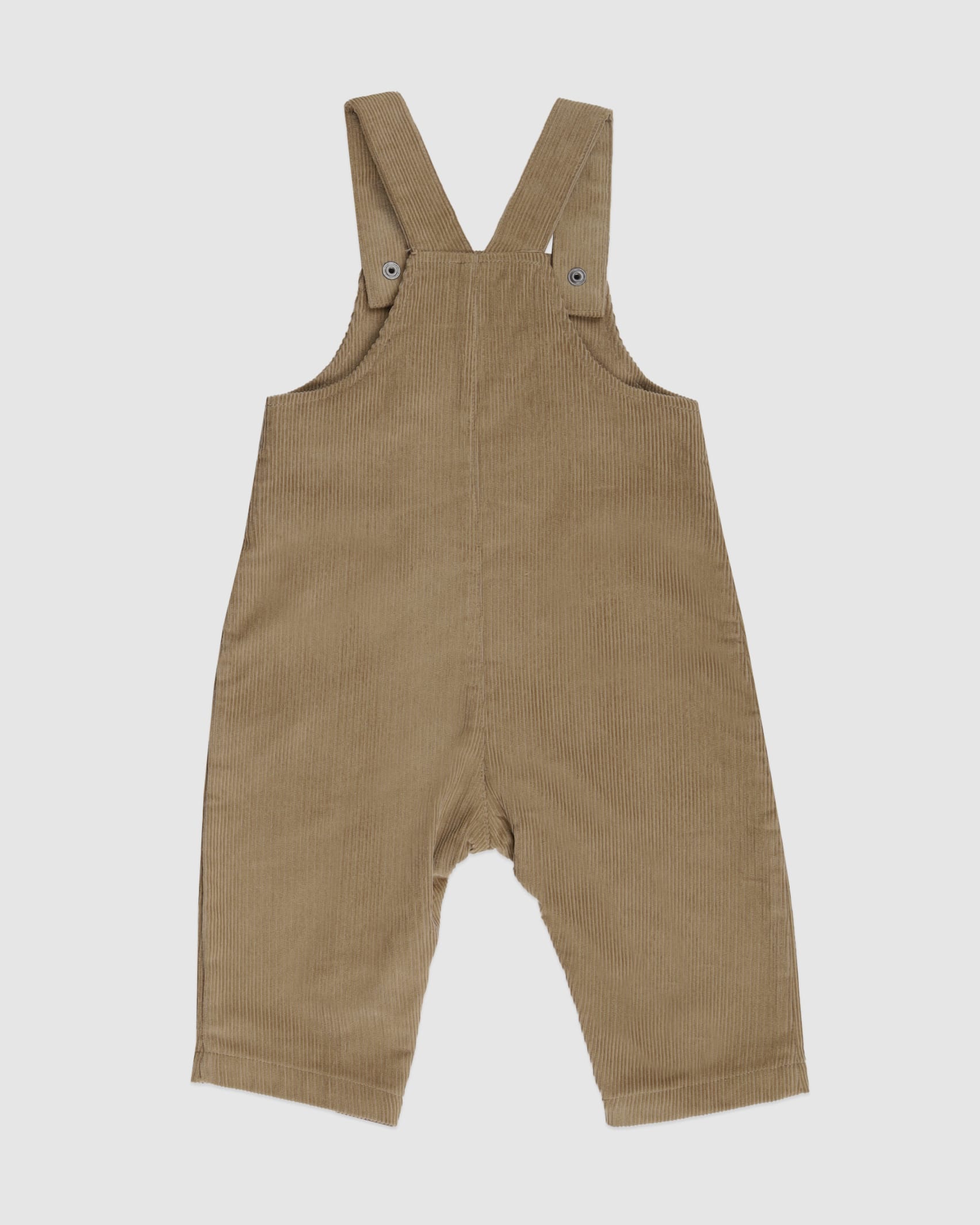 Axel Baby Cord Overall in STONE