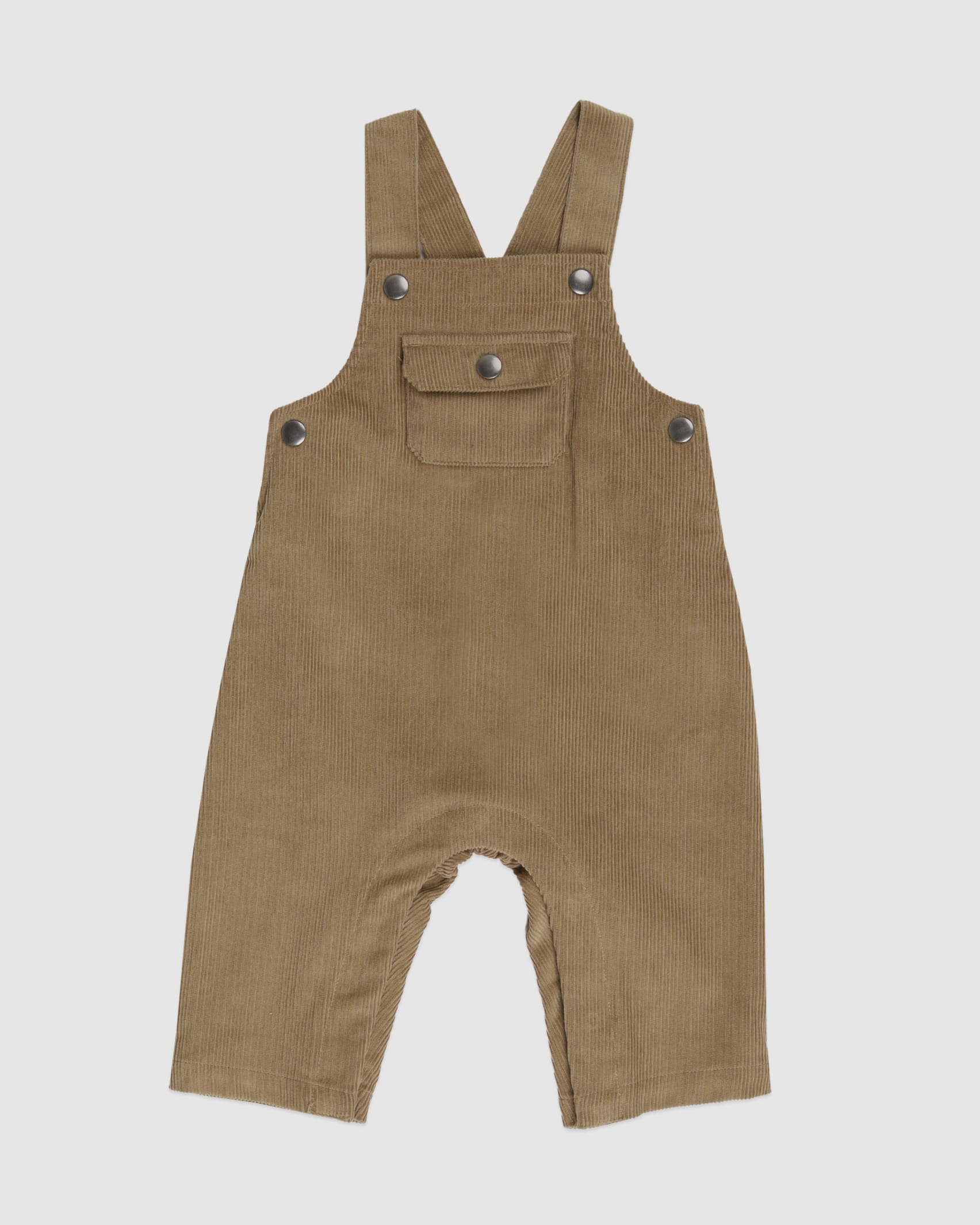 Axel Baby Cord Overall in STONE