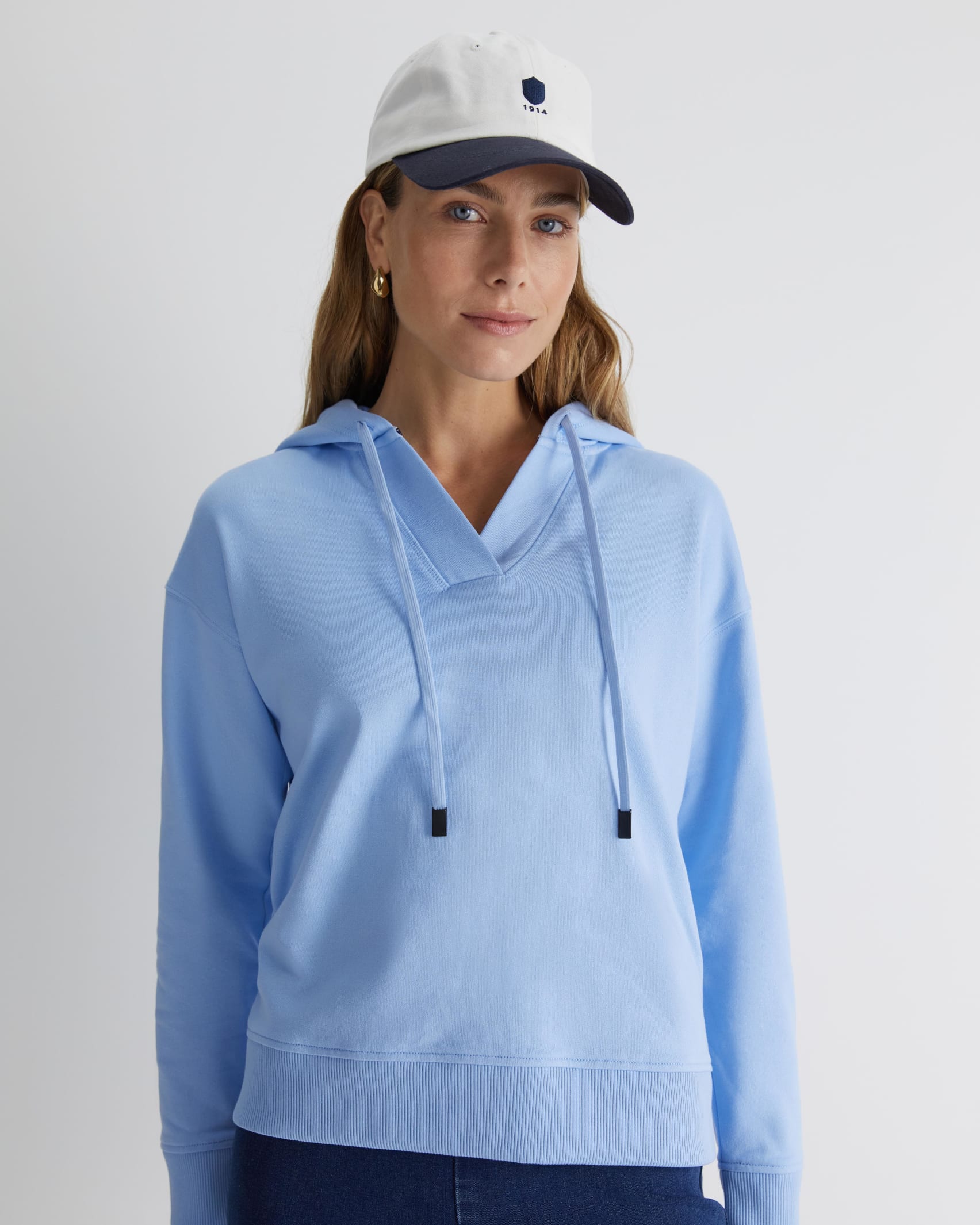 Powder blue hoodie shop