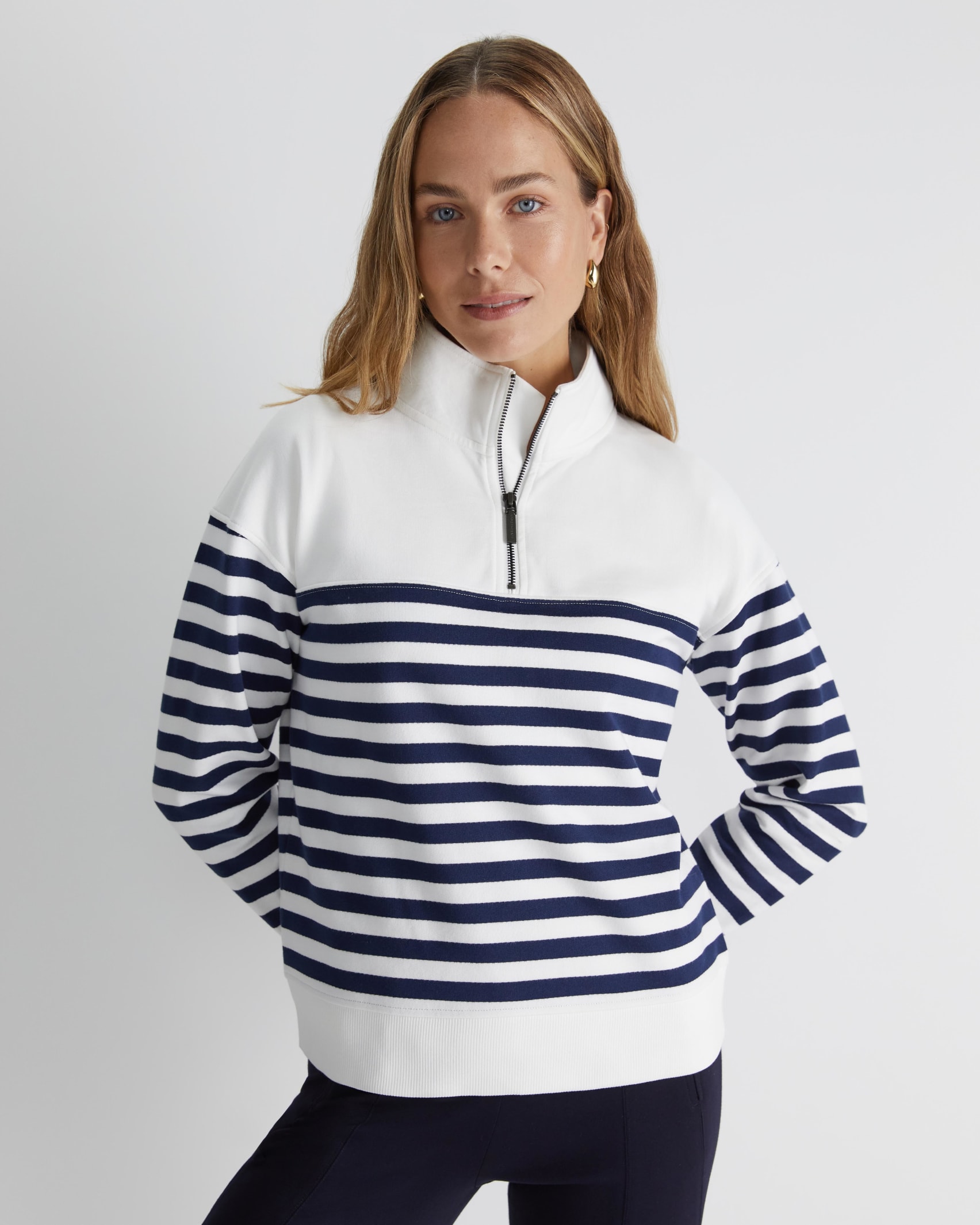 Zip sweat outlet