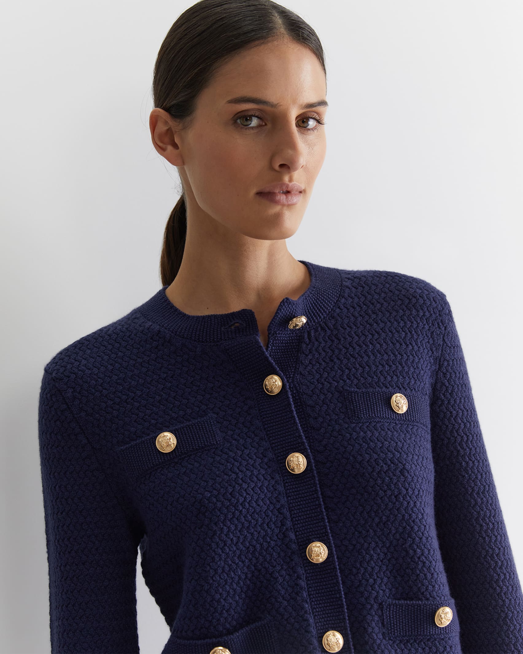 Joyce Merino Wool Cardigan