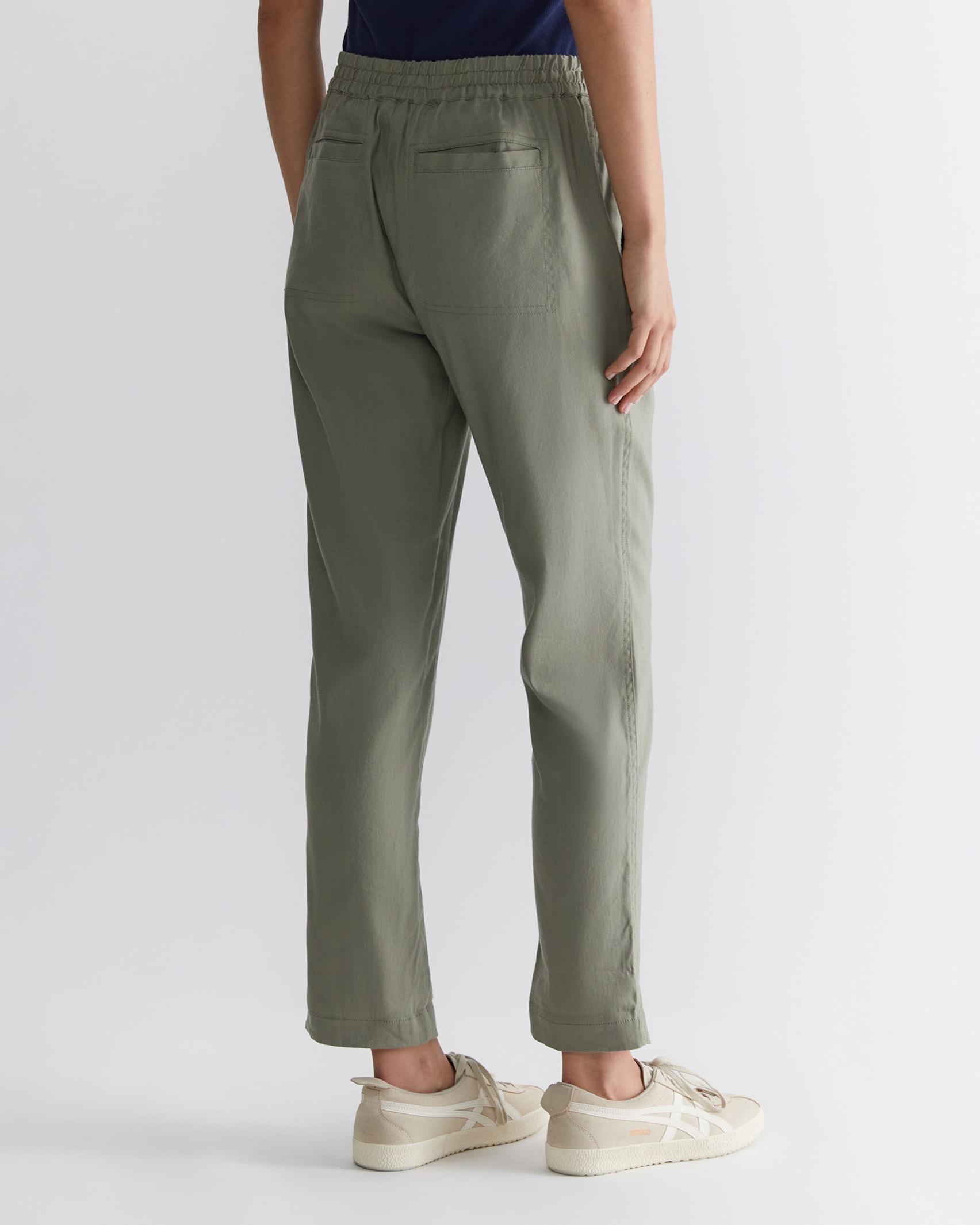 Rosa Linen Pant in KHAKI