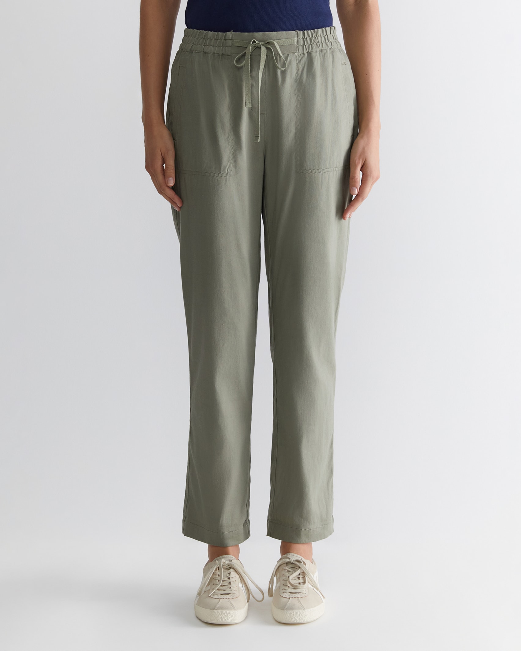 Rosa Linen Pant in KHAKI
