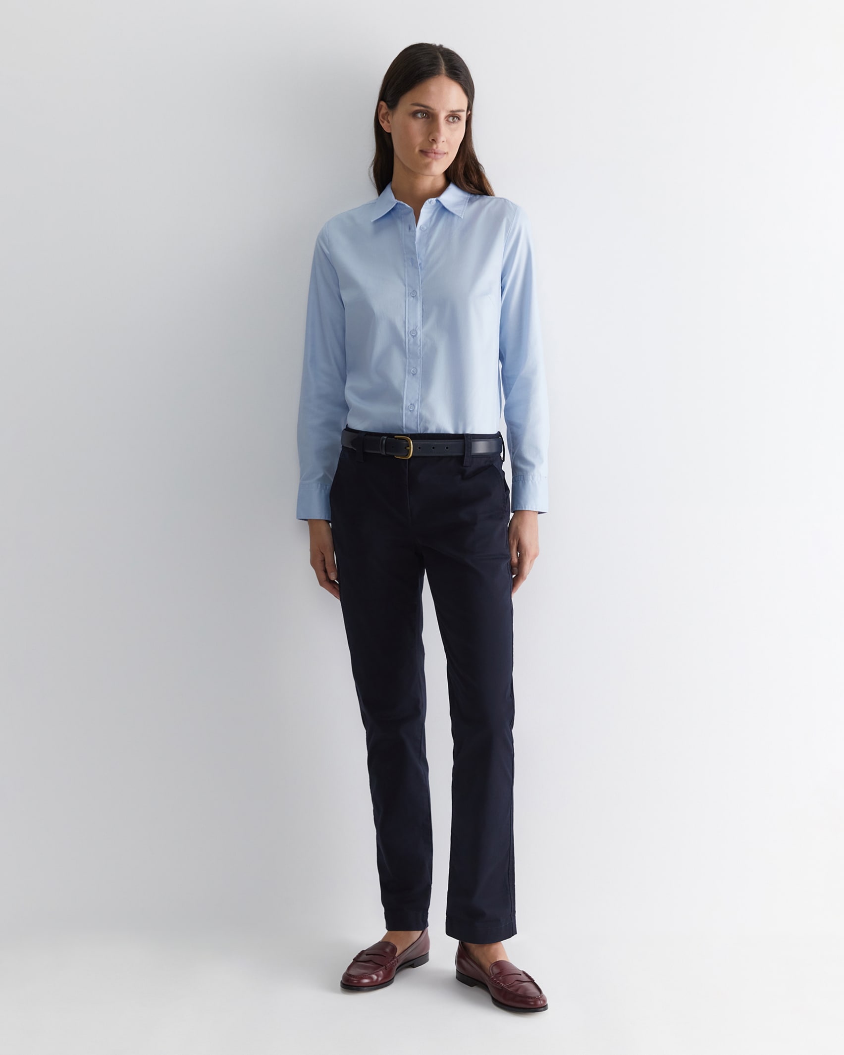 Emily Oxford Shirt in BLUE