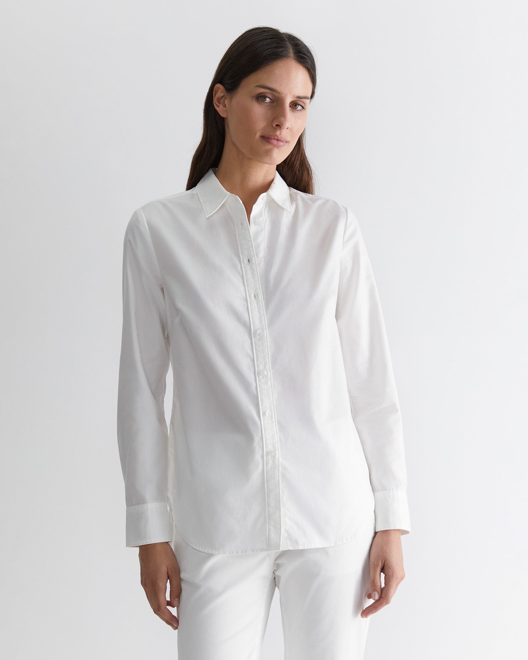 Emily Oxford Shirt in WHITE