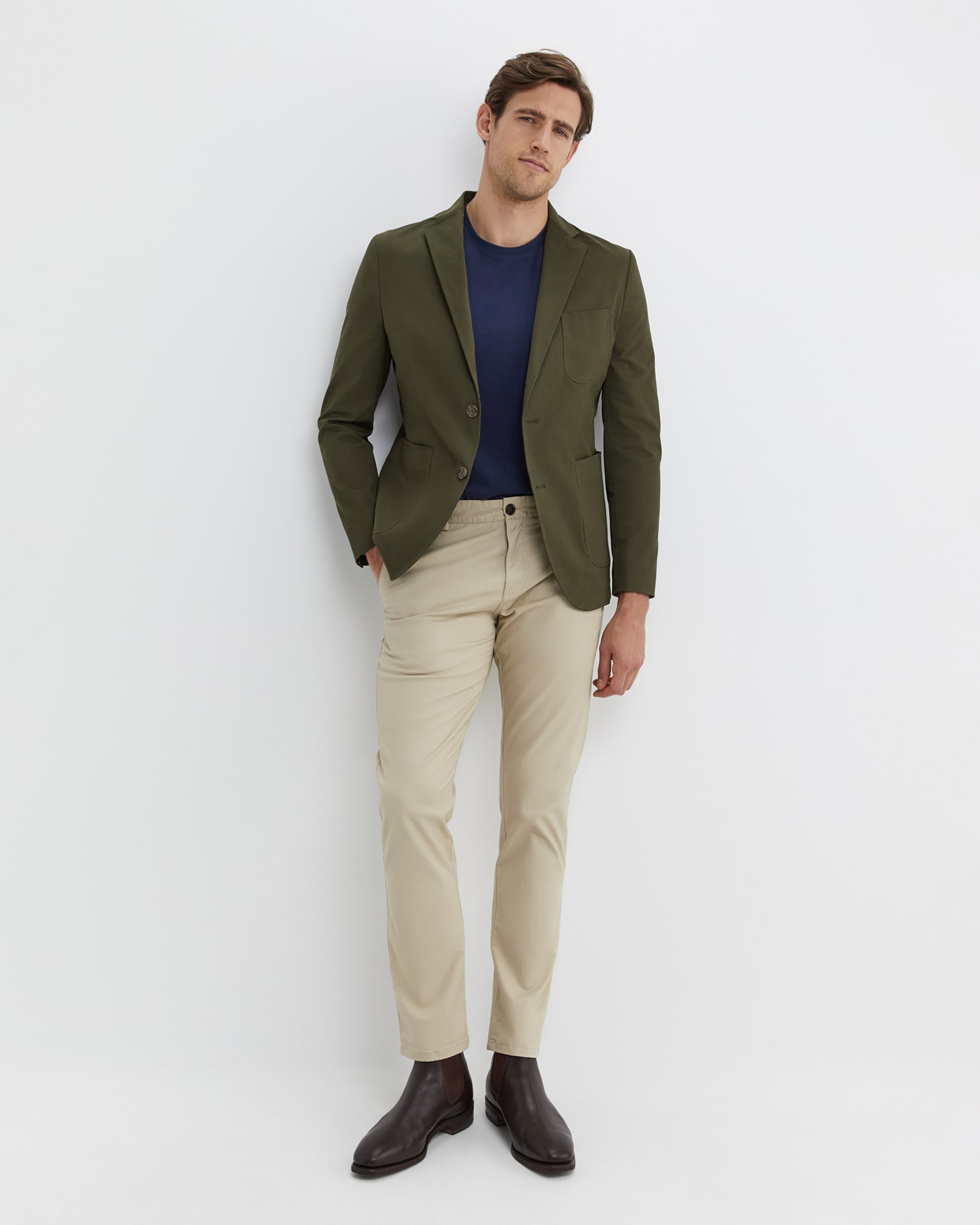 Khaki sports jacket hotsell