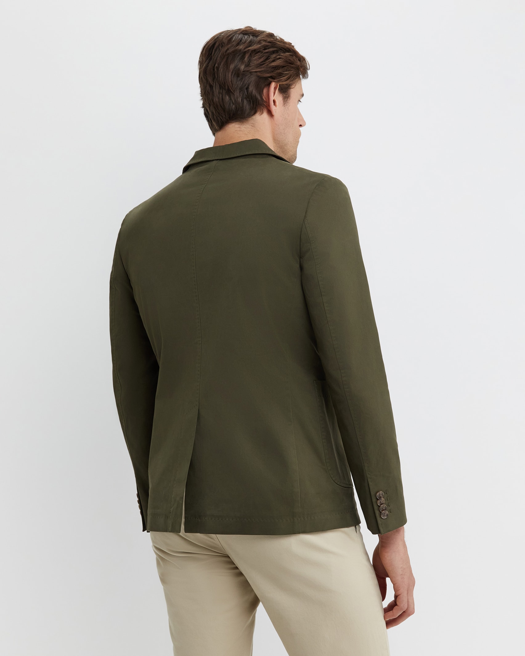 Barton Sports Jacket in Dark Khaki Sportscraft