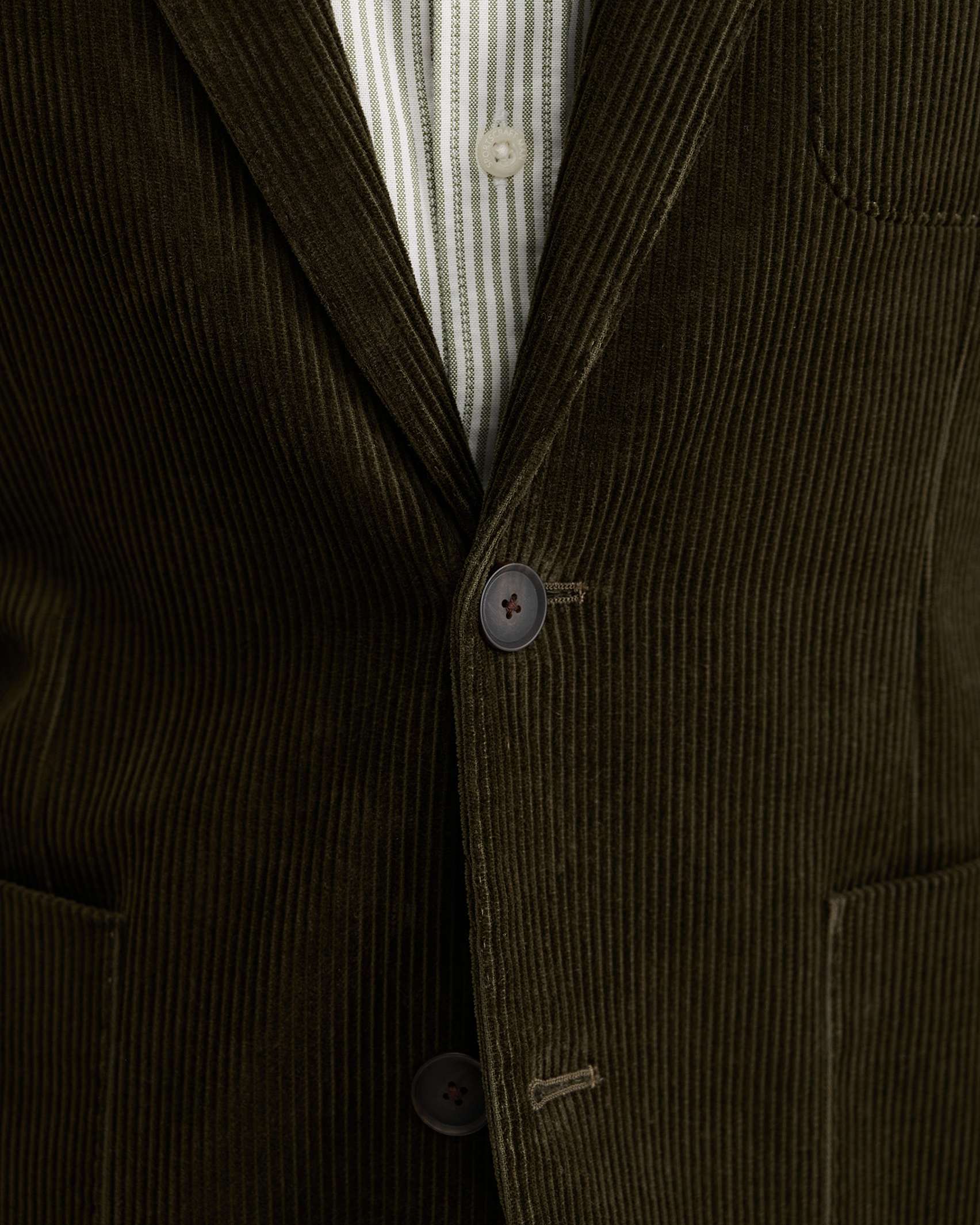 Caulfield Cord Blazer in KHAKI