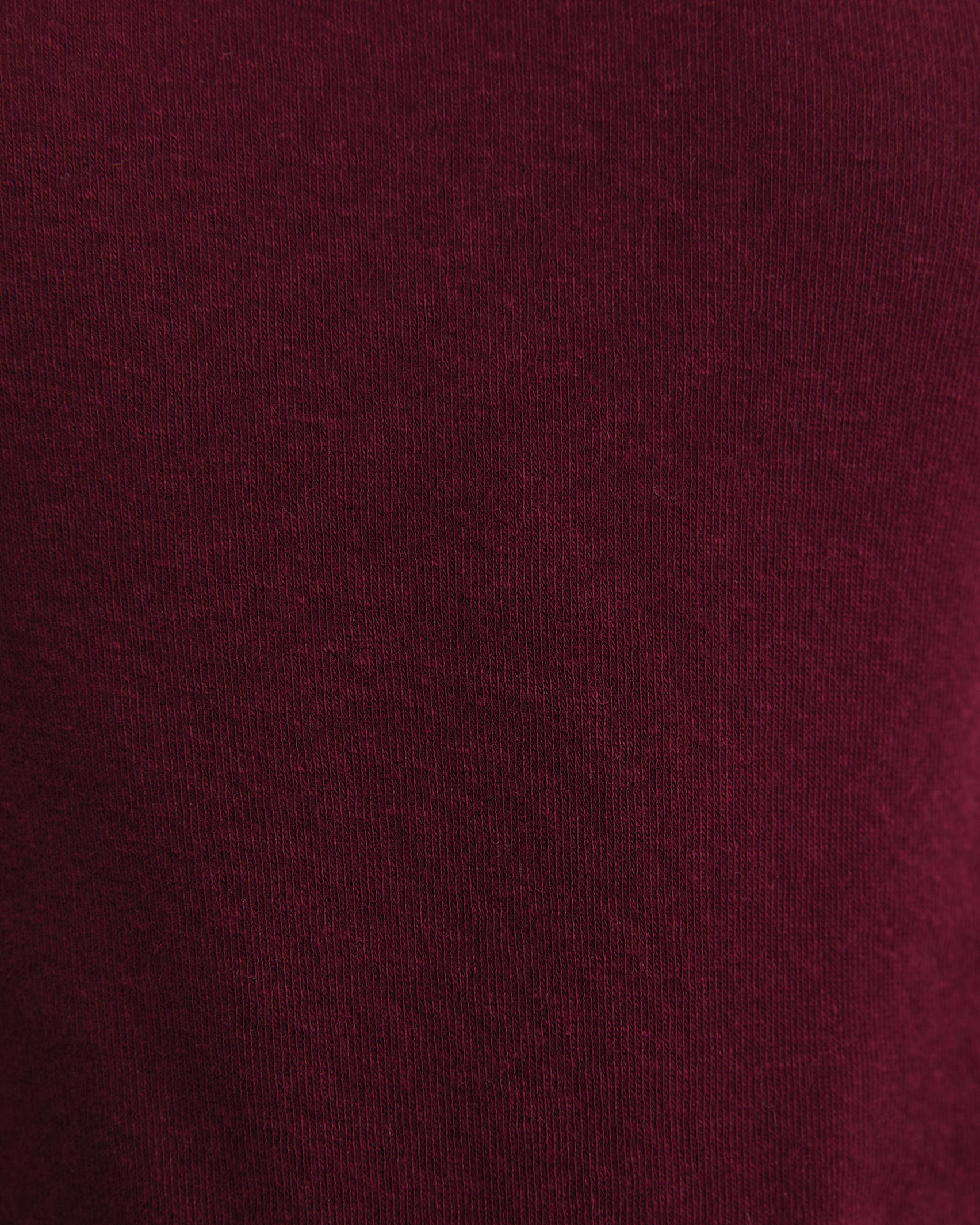 Shanni Cotton Cashmere Tee in WINE