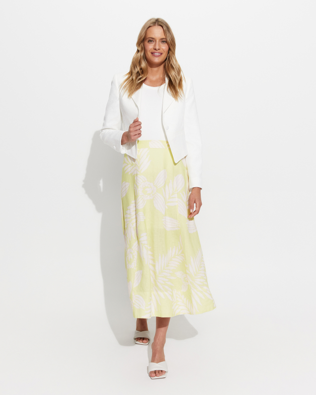 White linen clearance skirt nz