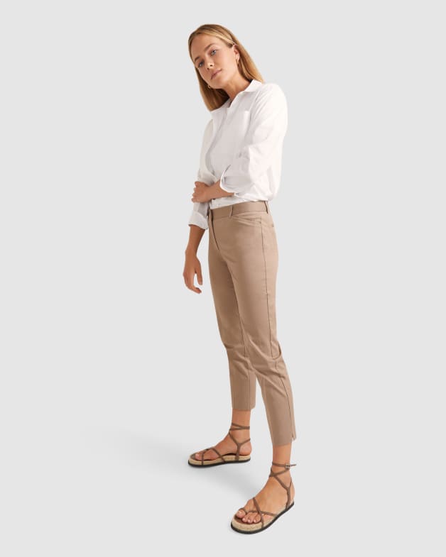 Buy Vastraaa Women's Trouser Pants Slim Fit Chinos Pants for Girls (White,  Medium) at Amazon.in
