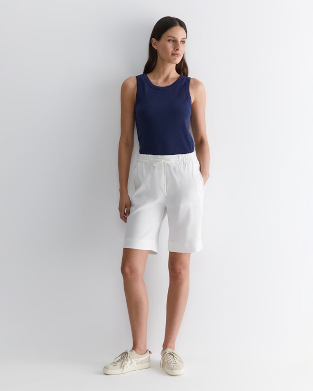 Navy shirt white shorts clearance