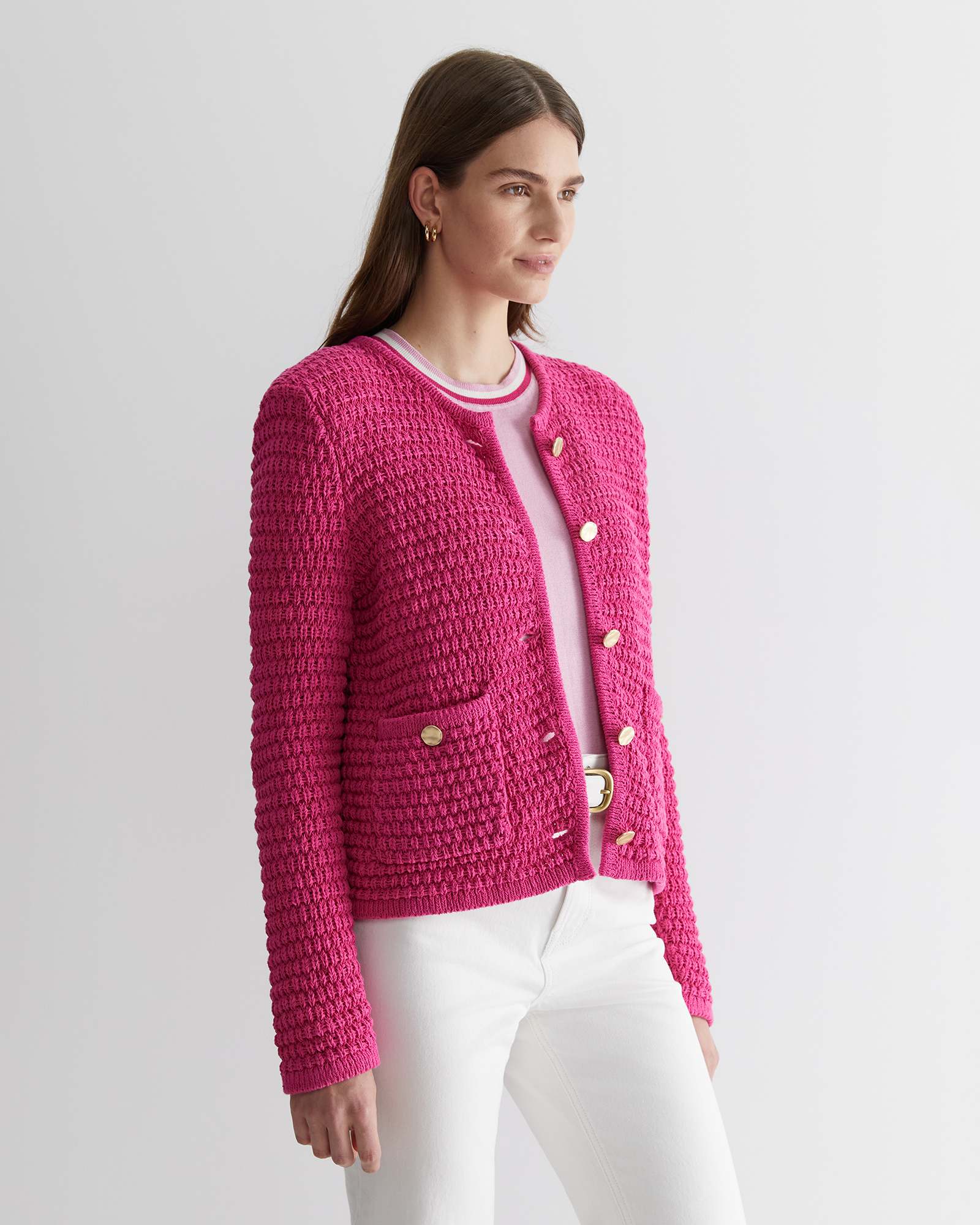 EsQualo Cardigan tape yarn