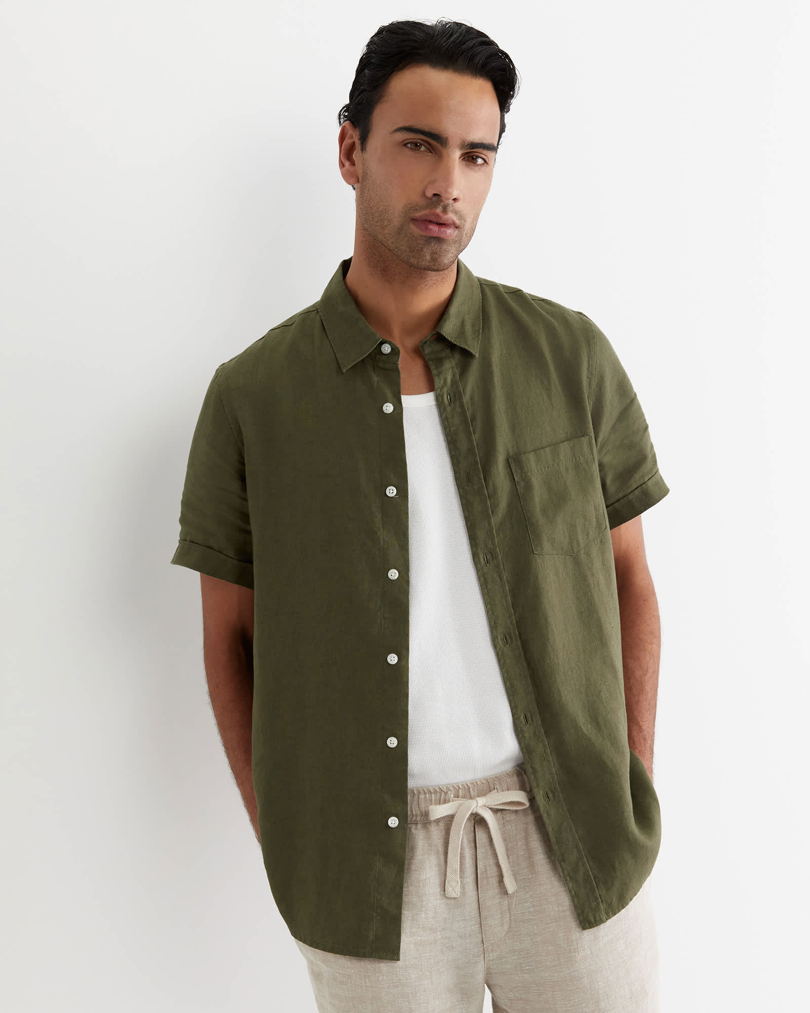 LIBERExDICKIES®SHIRTS /OLIVE&KHAKI 2枚 LIBERExDICKIES®SHIRTS /OLIVE&KHAKI 2枚