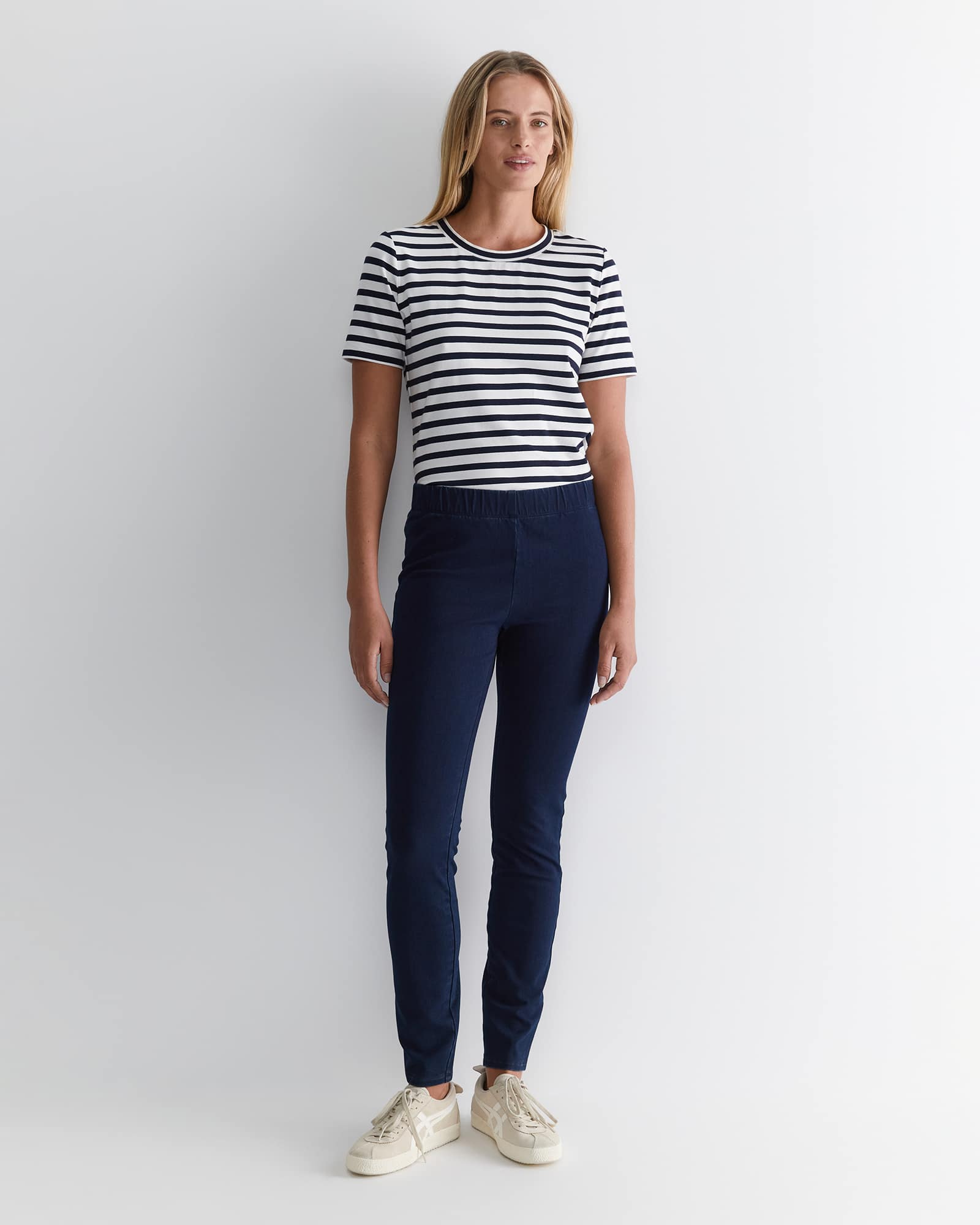 Felicity Denim Pull On Pant