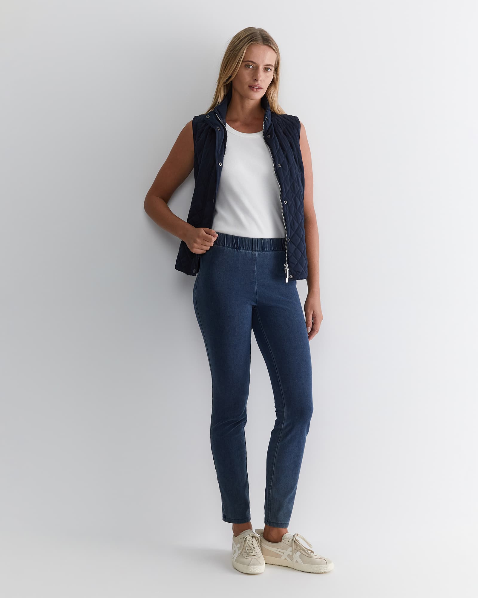 Felicity Denim Pull On Pant