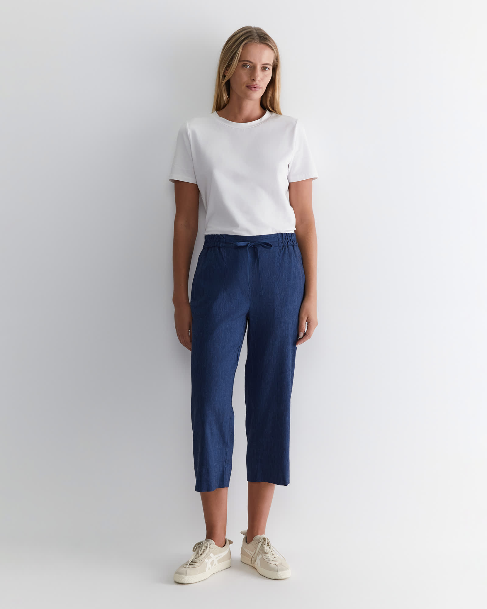 Rosa Crop Linen Pant