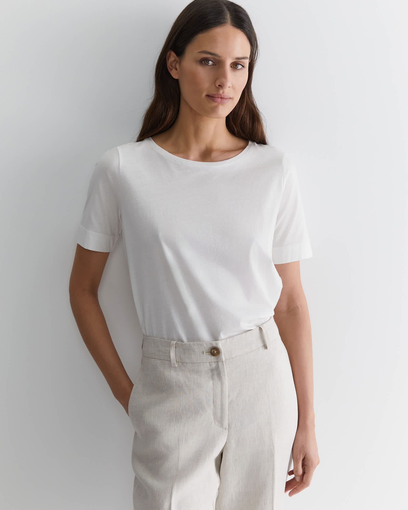 Mercerised Cotton Tee