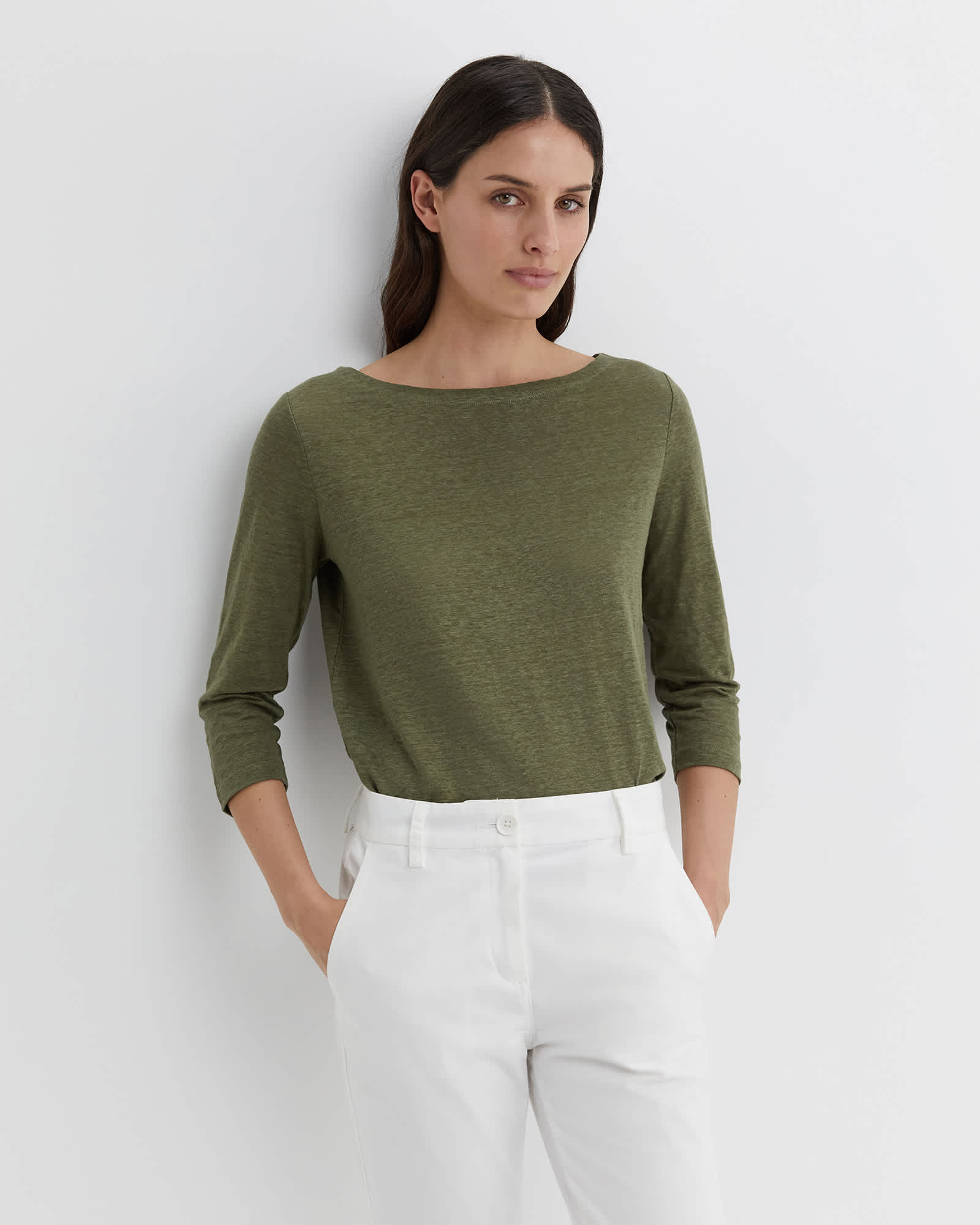 Cecile Linen Top