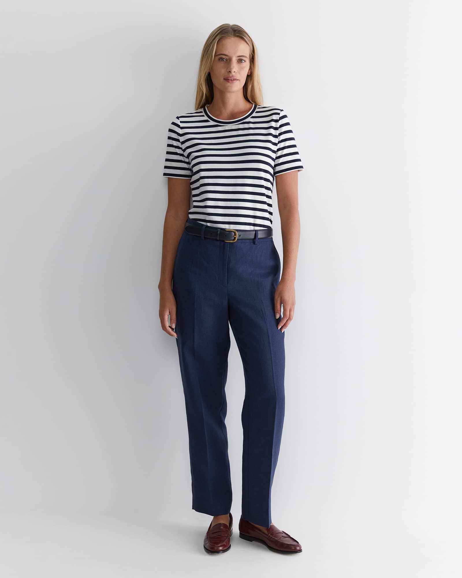 Freya Straight Linen Pant