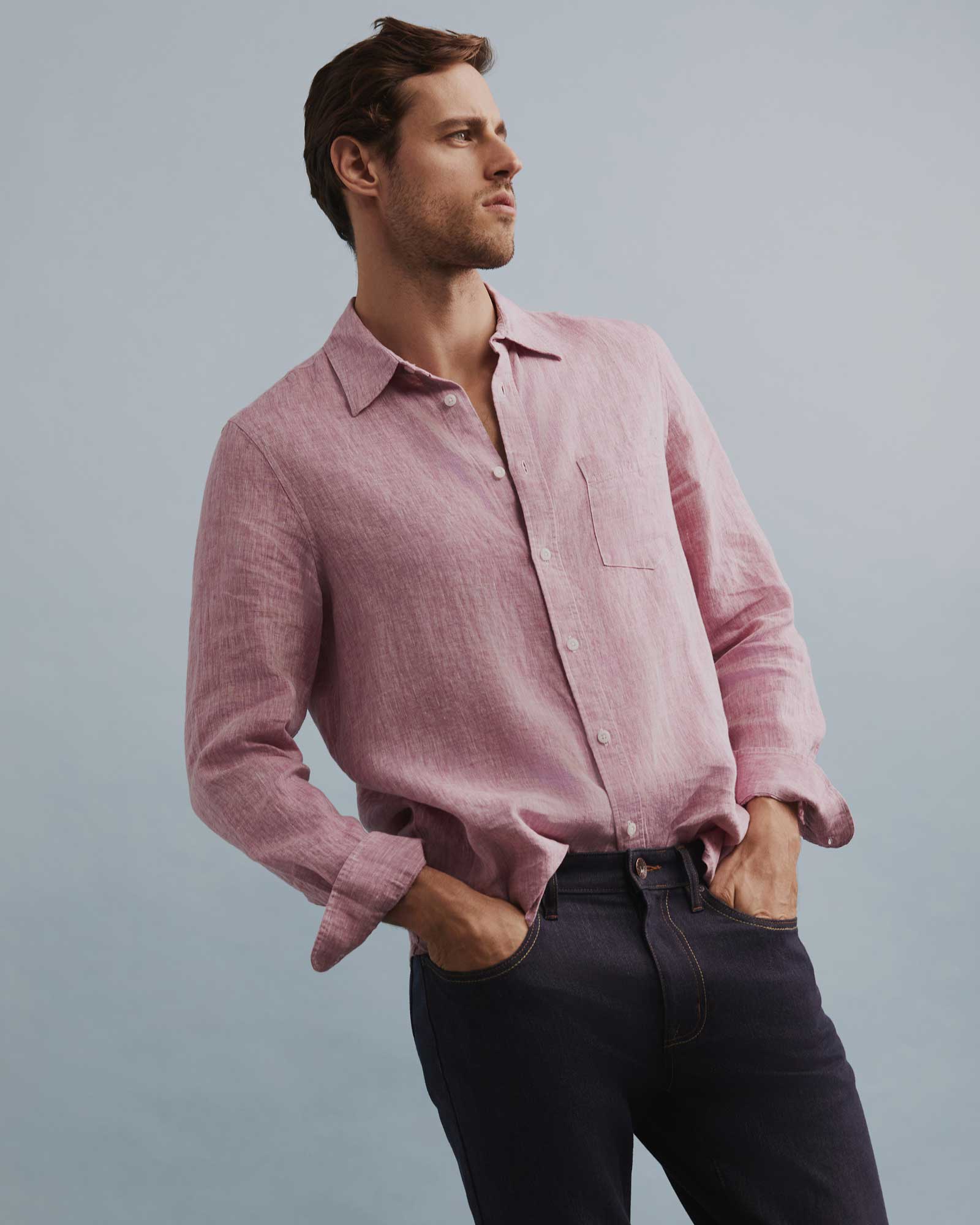 Long Sleeve Linen Shirt