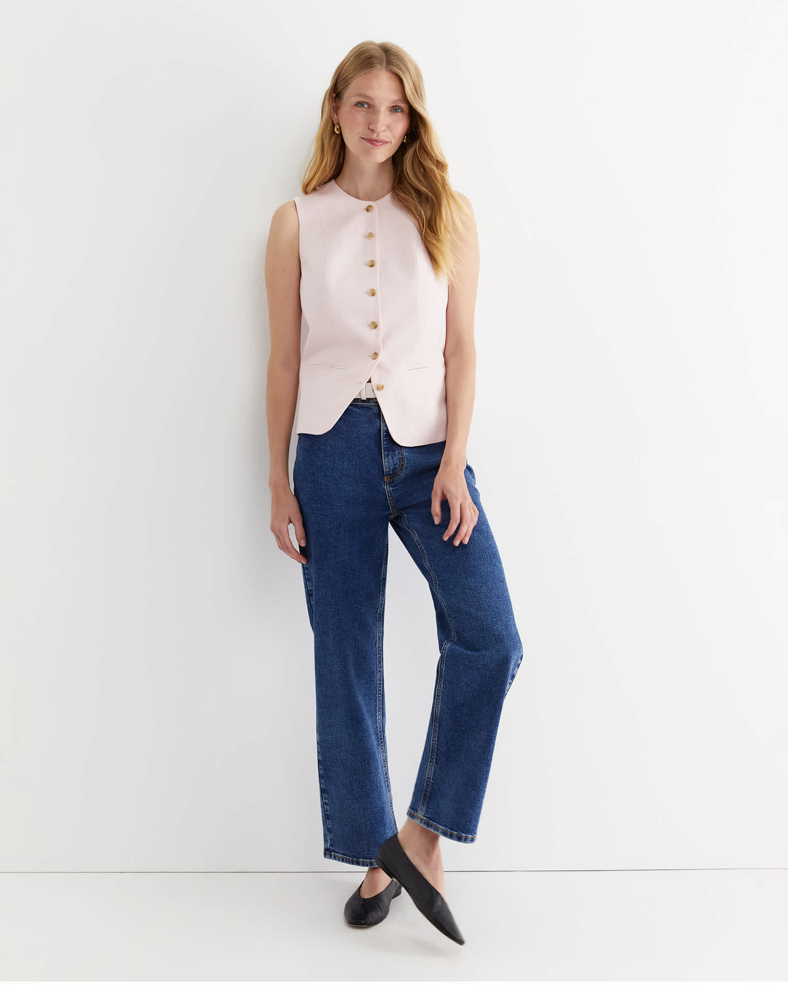 Cara Linen Vest