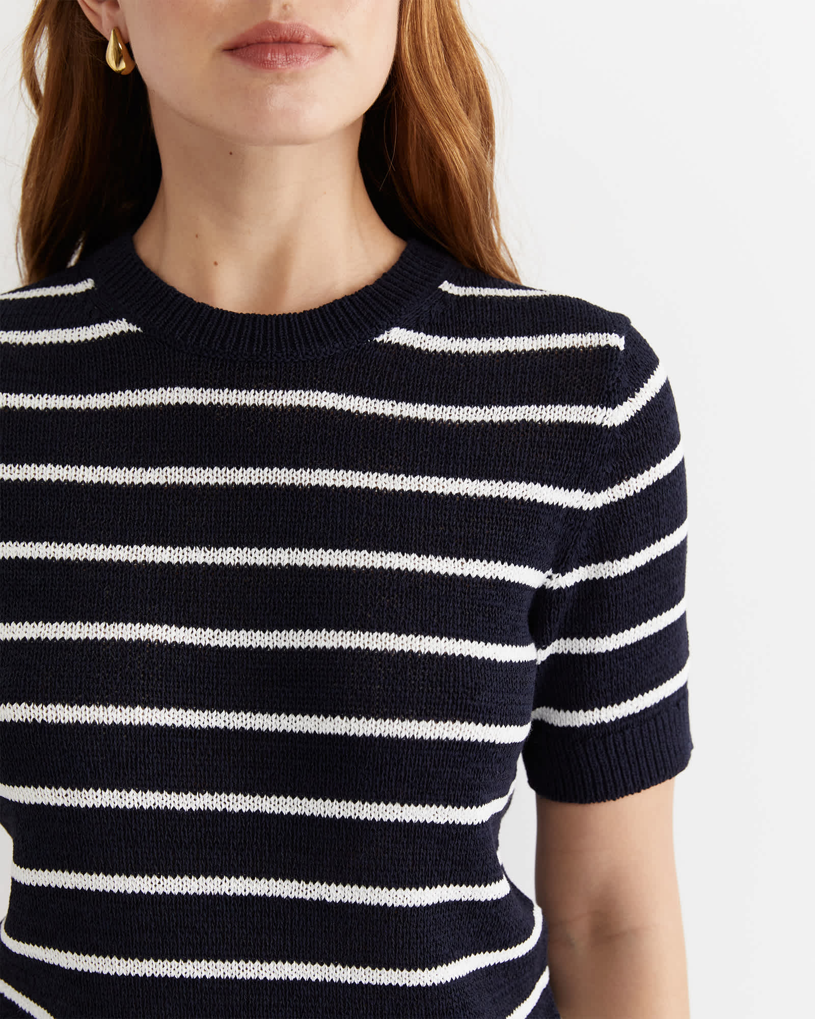 Josie Tape Yarn Crew Knit