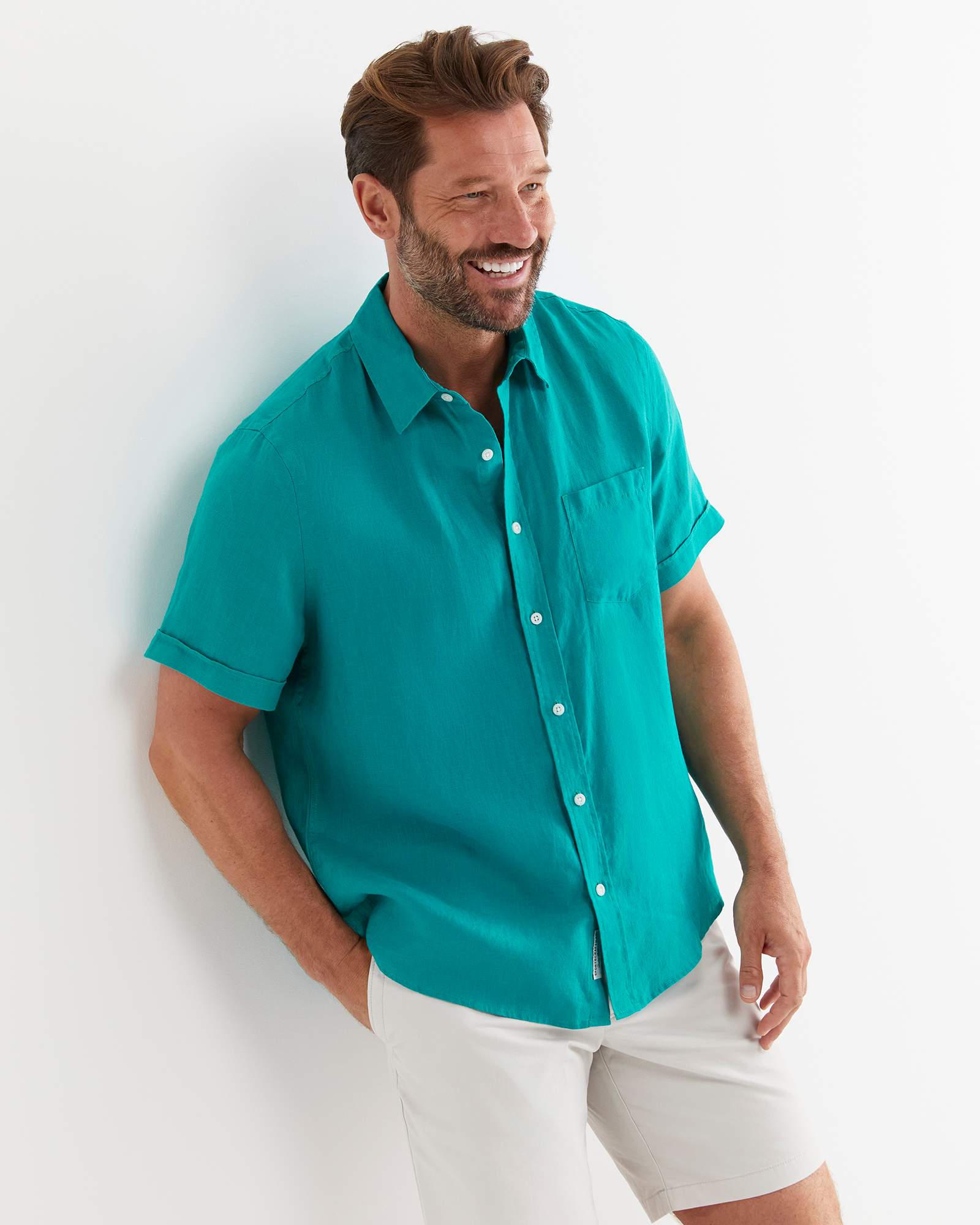 Short Sleeve Linen Shirt