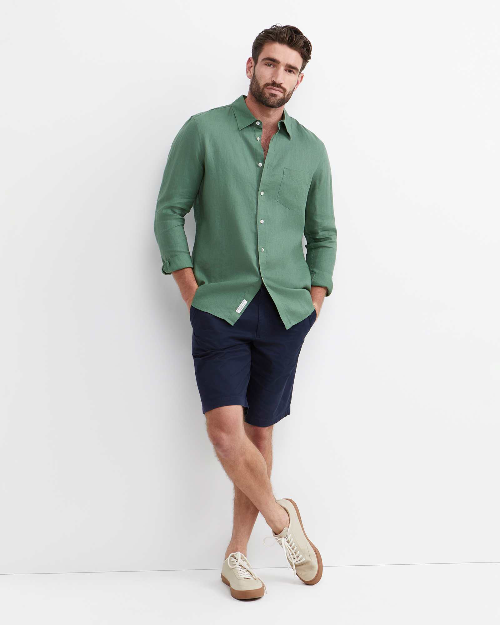 Long Sleeve Linen Shirt