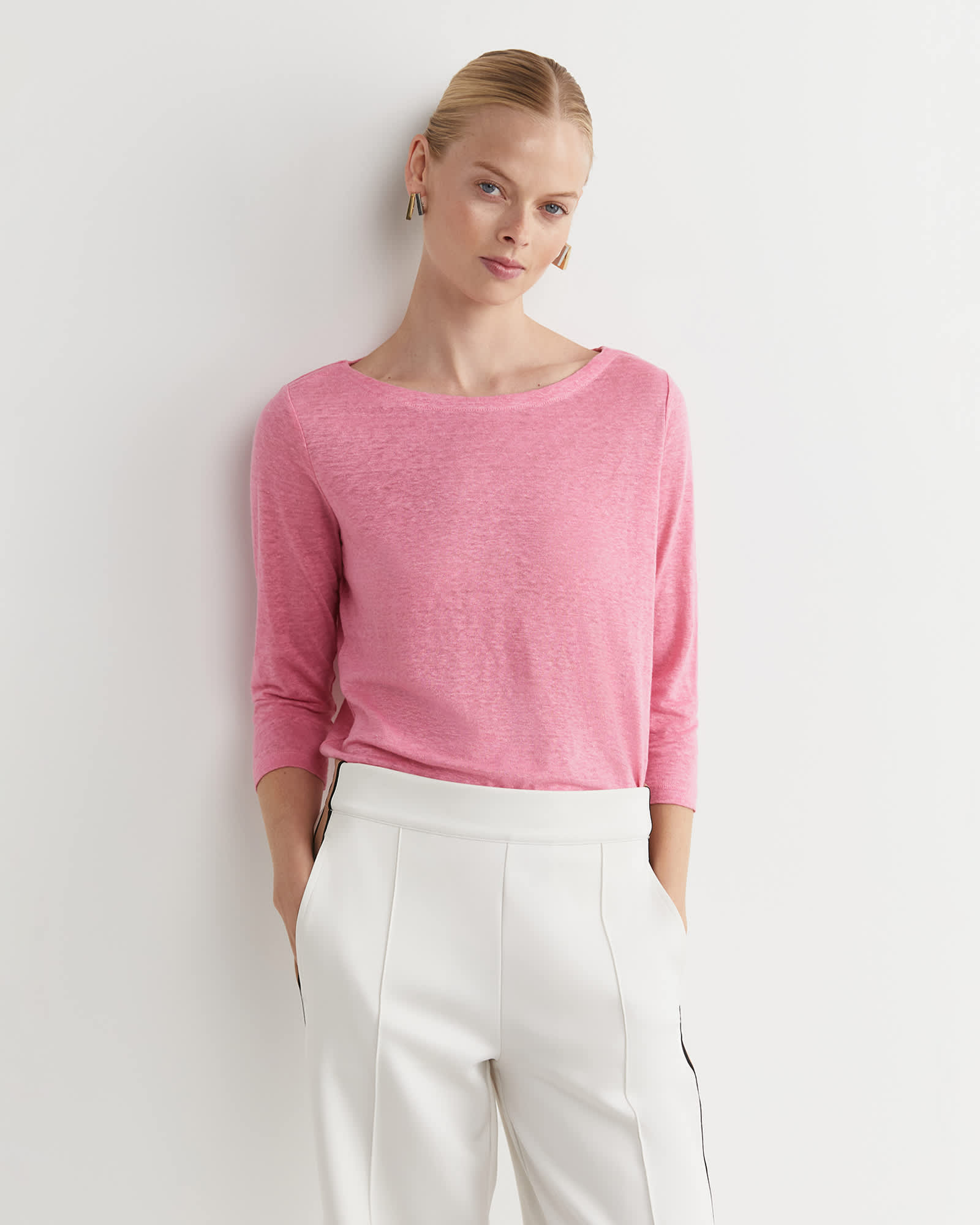 Cecile Linen Top