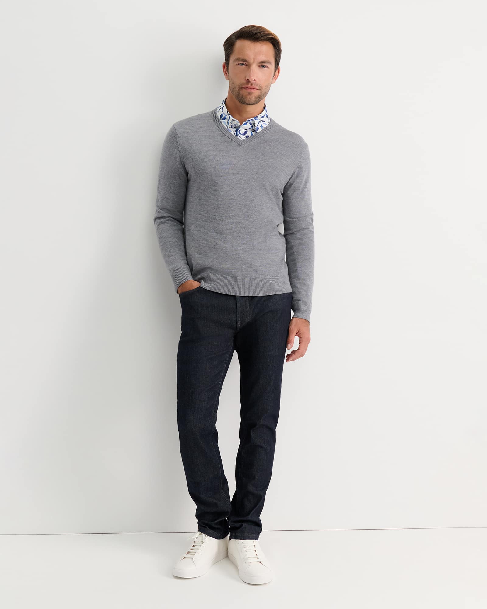 Merino V-Neck Knit